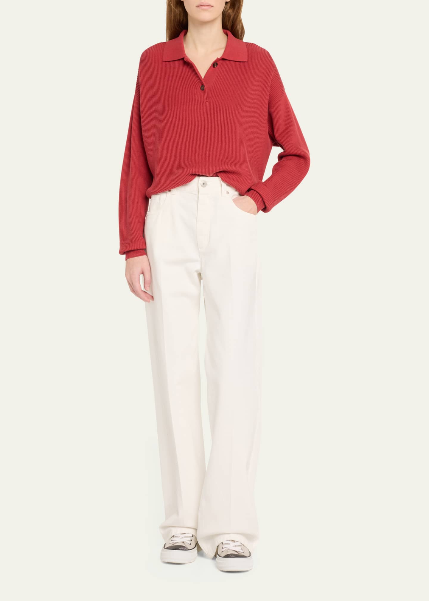 Brunello Cucinelli Contemporary Garment Dye Denim Pants with Sartorial Touch Image 2 of 5