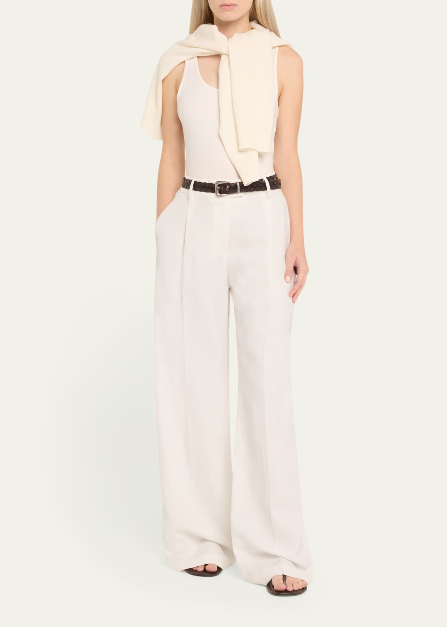 Brunello Cucinelli Monili Pocket Trim Cashmere Cardigan Image 2 of 5