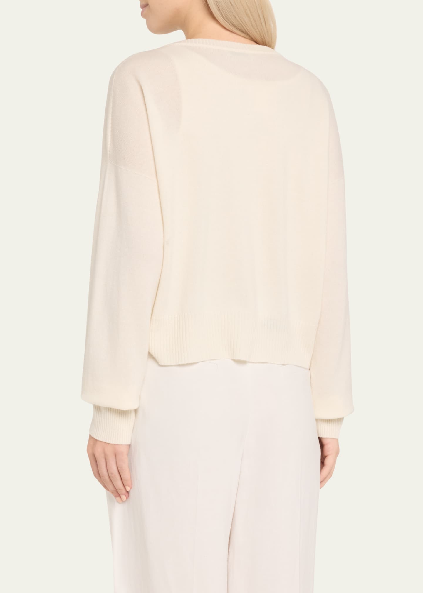 Brunello Cucinelli Monili Pocket Trim Cashmere Cardigan Image 3 of 5