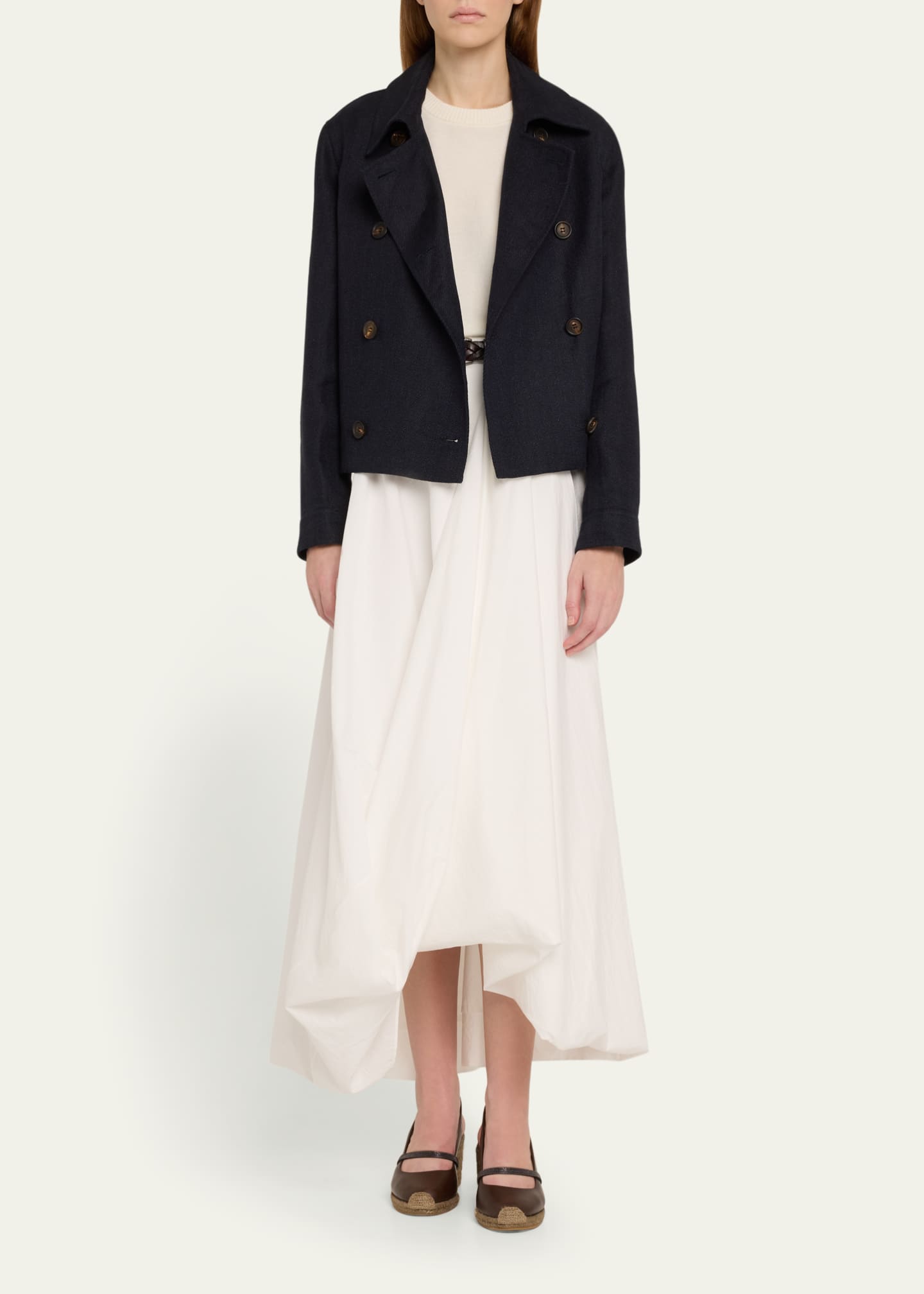 Brunello Cucinelli Cap Sleeve Cashmere Sweater Image 2 of 5