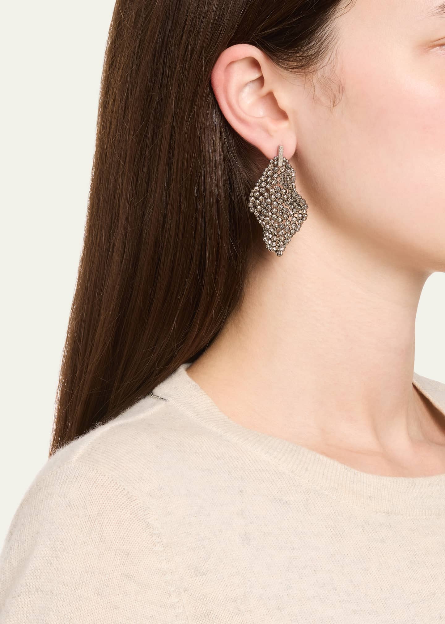 イヤリング BRUNELLO CUCINELLI MORW9LA10 Earrings Orecchini Brunello Cucinelli Diamante Monili Stud Earrings - Bergdorf