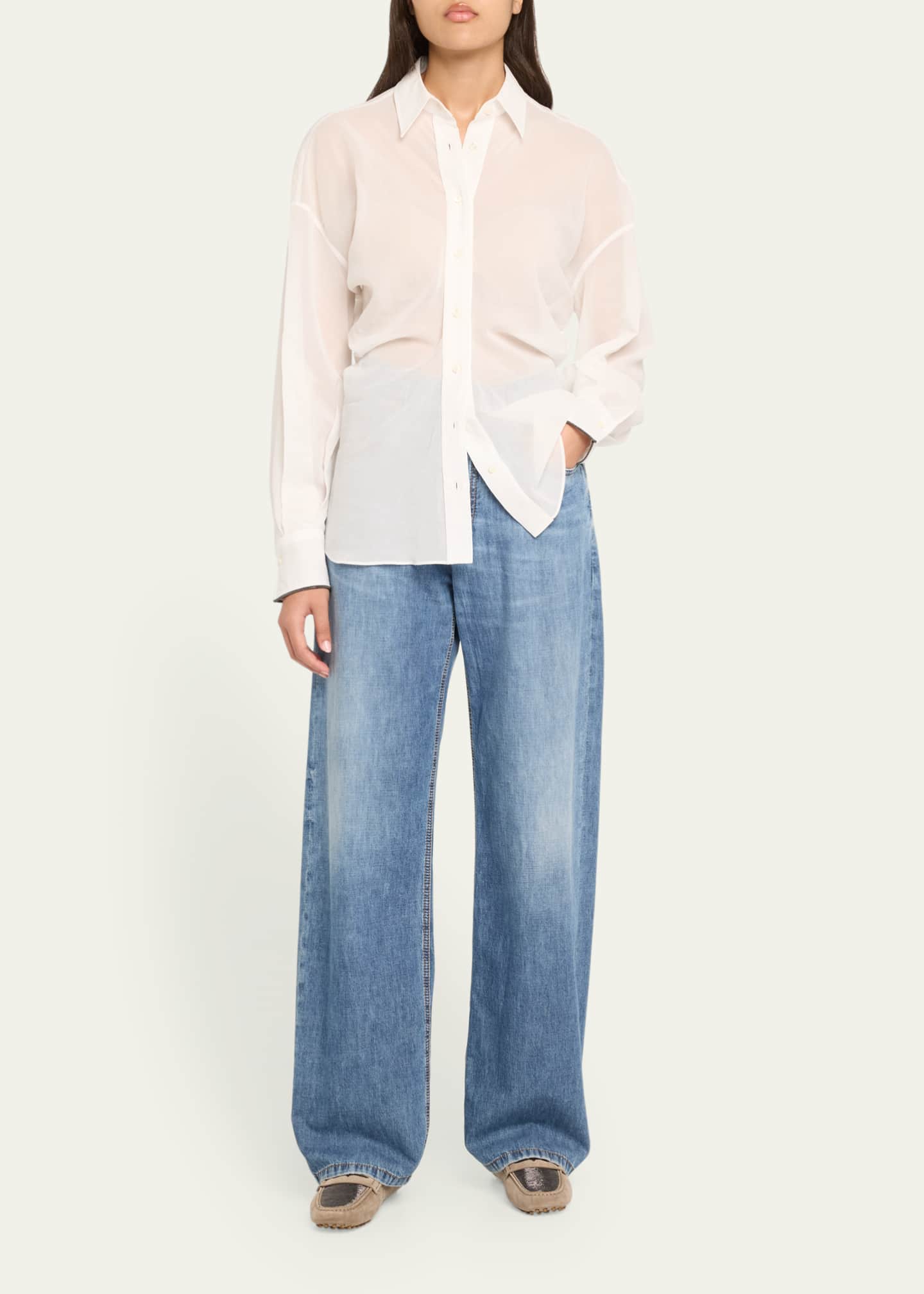 Brunello Cucinelli Straight Leg Jeans Image 2 of 5