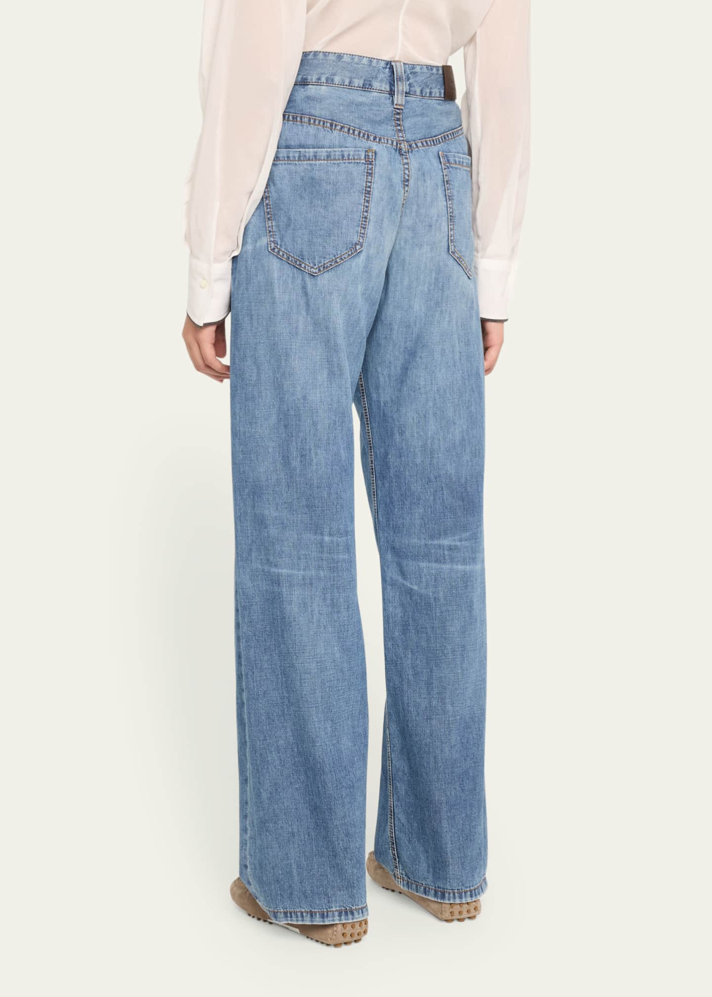Brunello Cucinelli Straight Leg Jeans Image 3 of 5