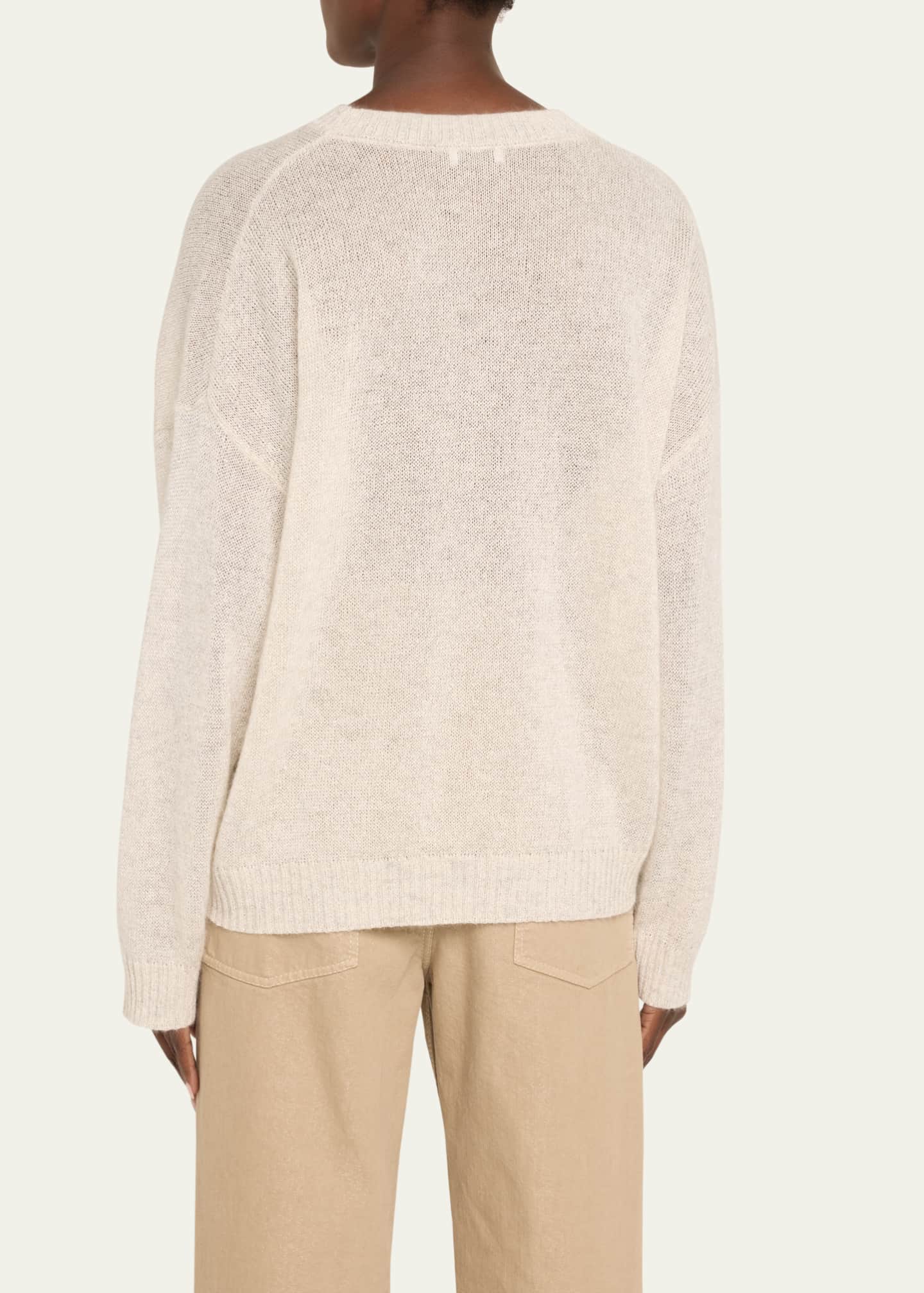 Brunello Cucinelli Micro Sequined Mohair Sweater Image 3 of 5