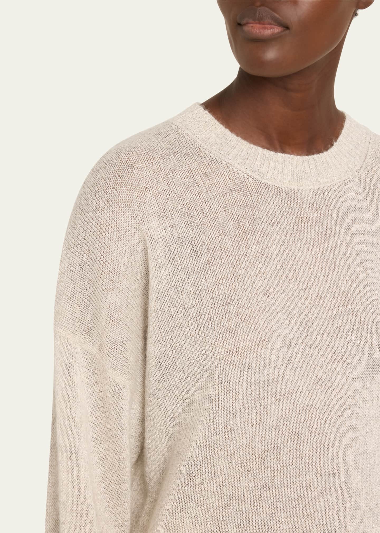 Brunello Cucinelli Micro Sequined Mohair Sweater Image 5 of 5