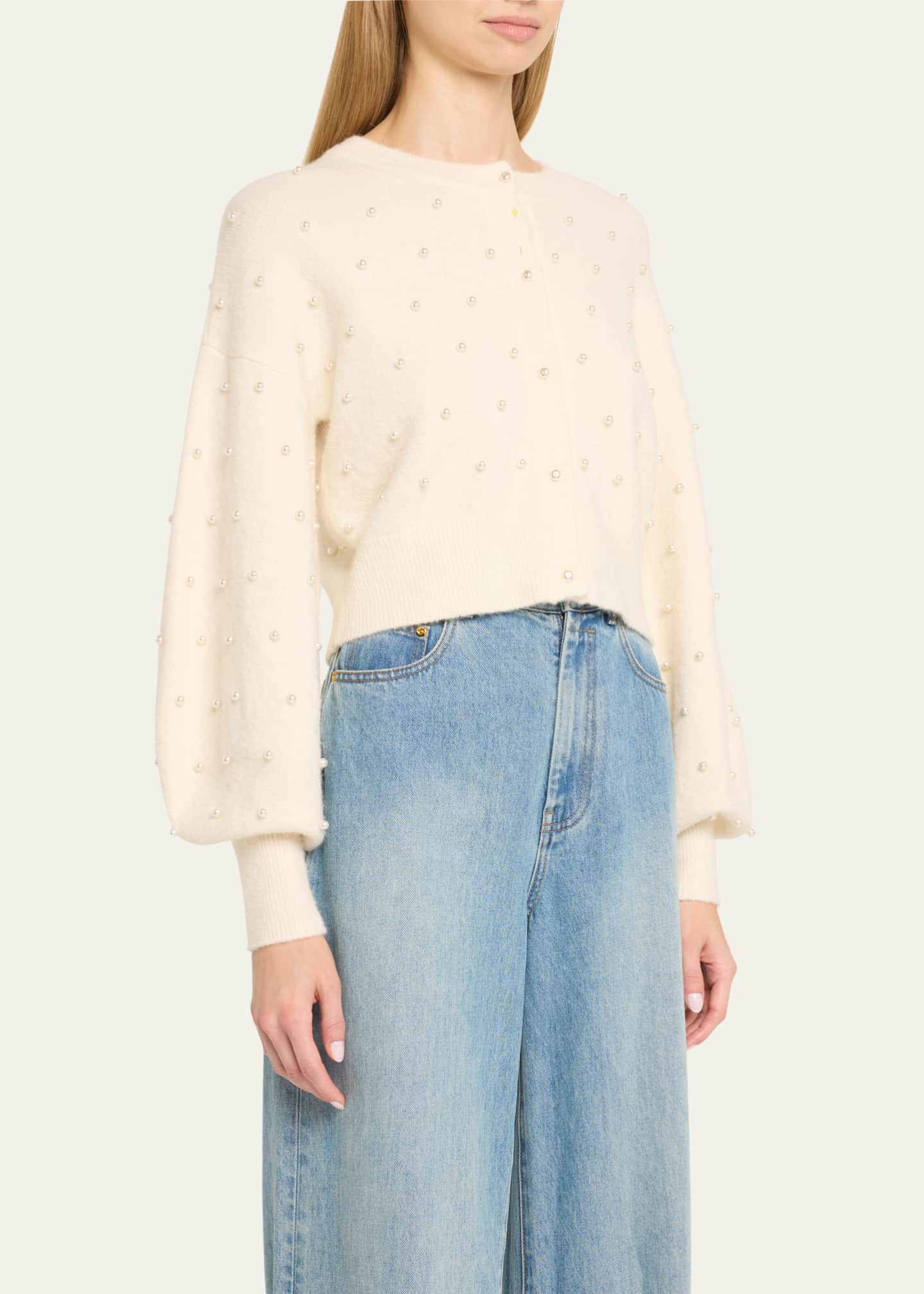 Zimmermann Crush Beaded Cardigan Image 4 of 5