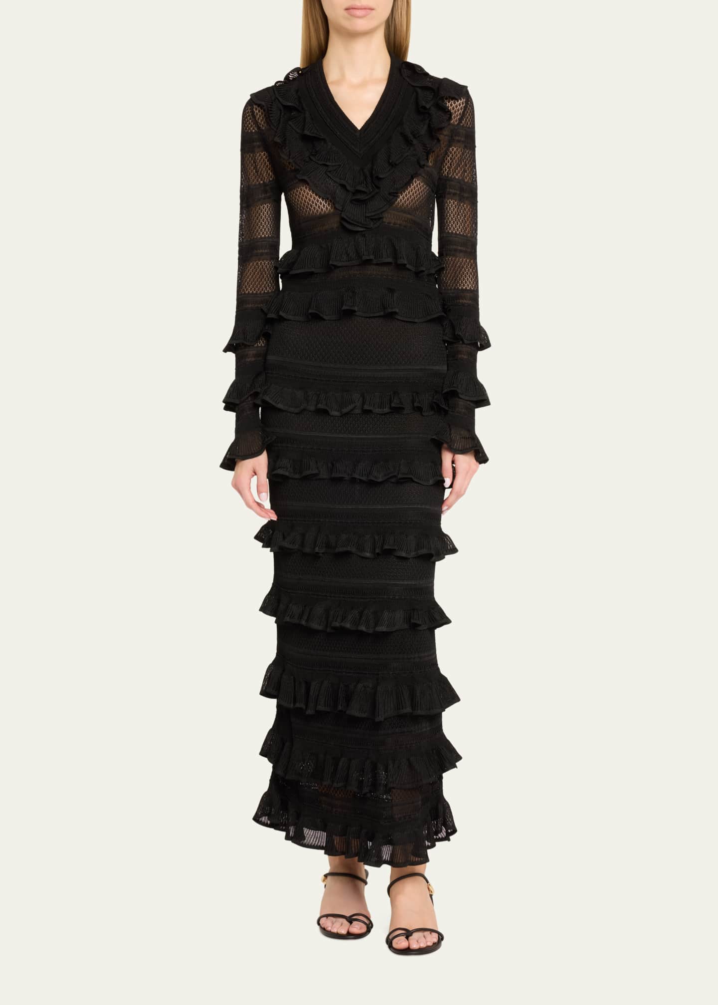 Zimmermann Crush Frilled Midi Skirt Image 2 of 5