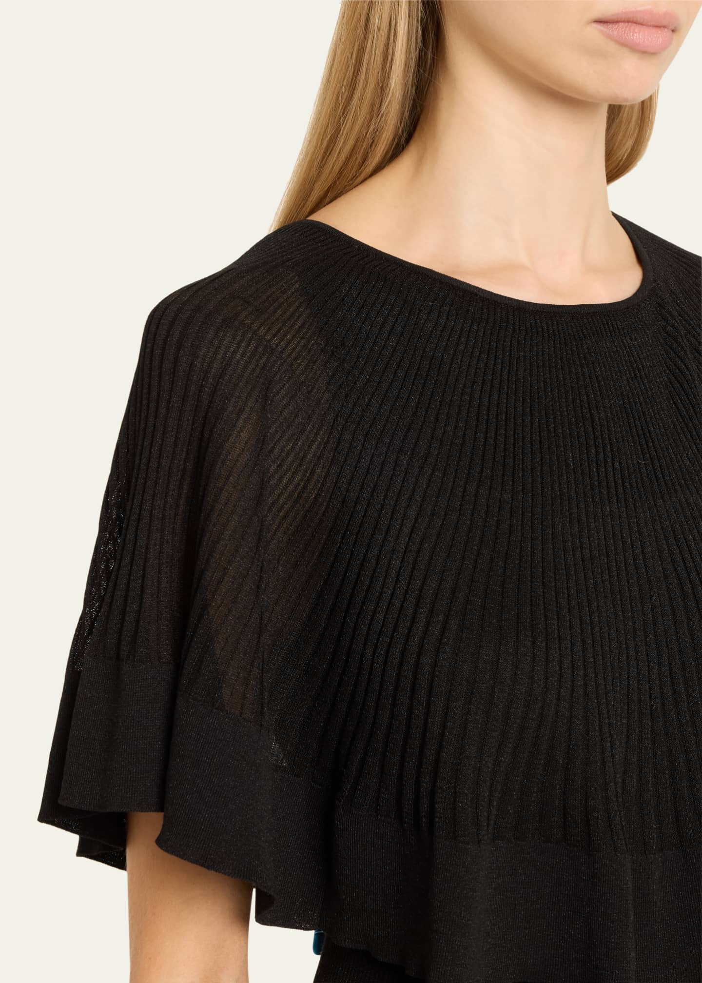Zimmermann Crush Pleated Cape Maxi Dress Image 5 of 5