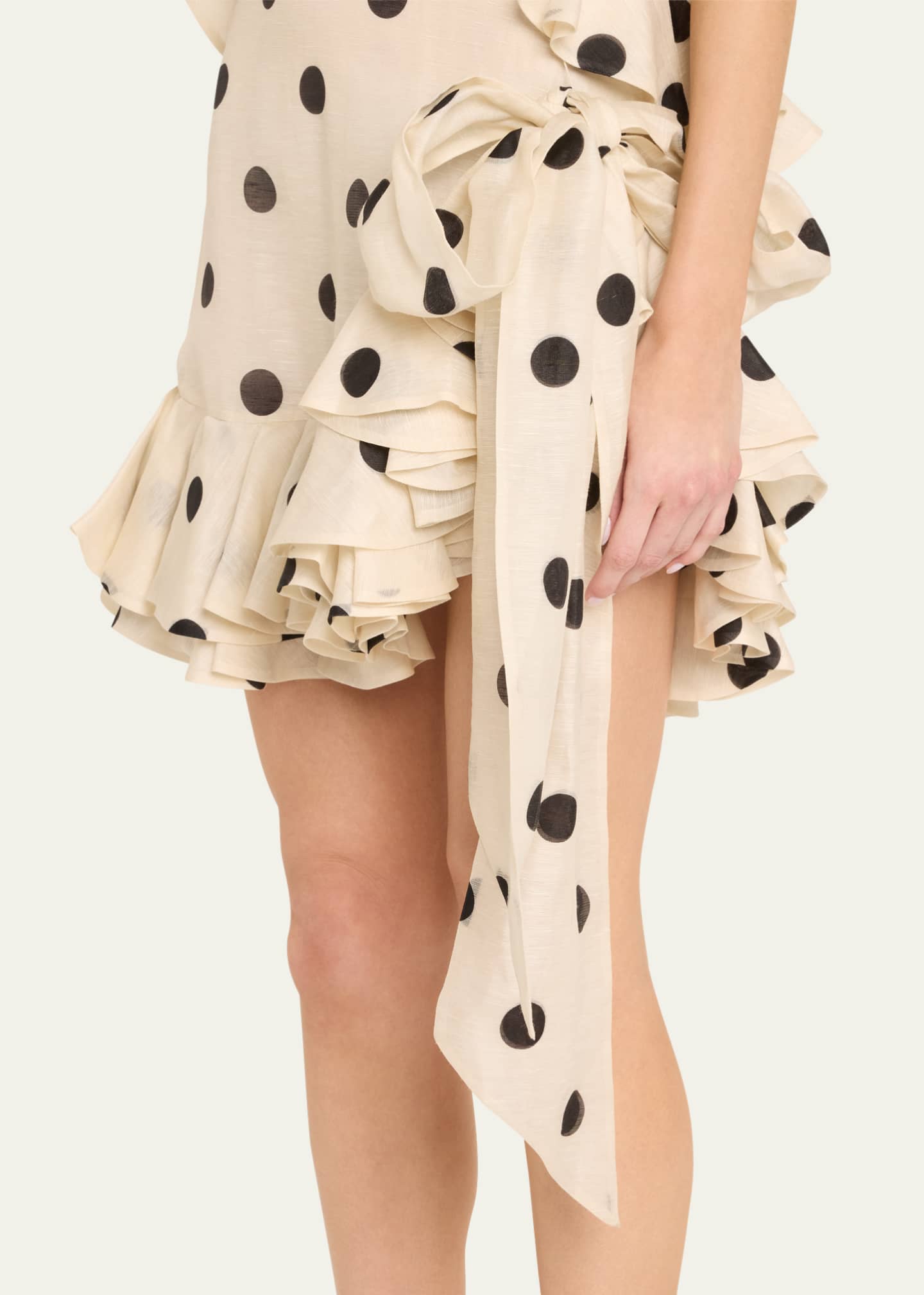 Zimmermann Crush Ruffle Halter Mini Dress Image 5 of 5