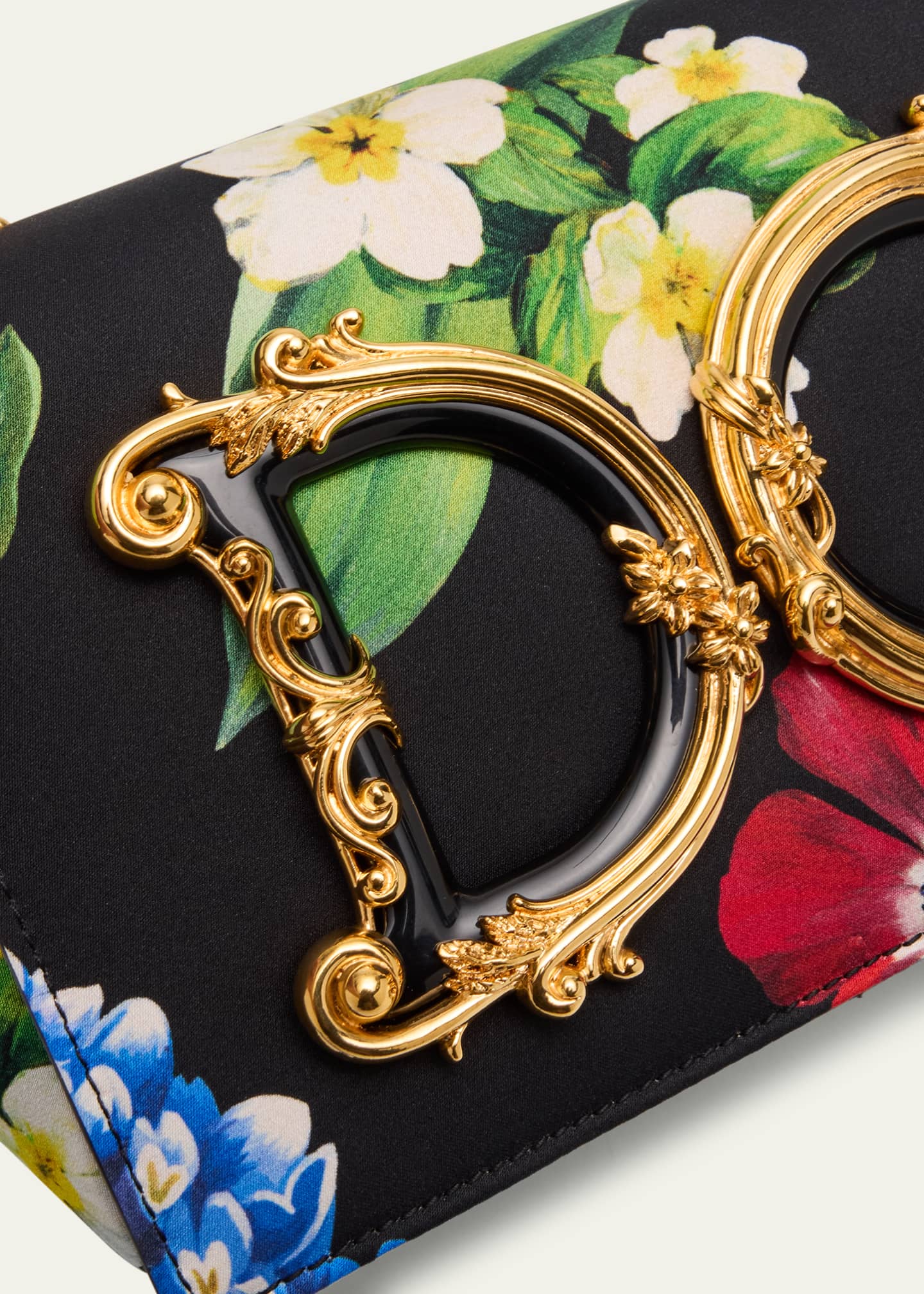 Dolce&Gabbana DG Girls Floral Flap Chain Crossbody Bag Image 6 of 6