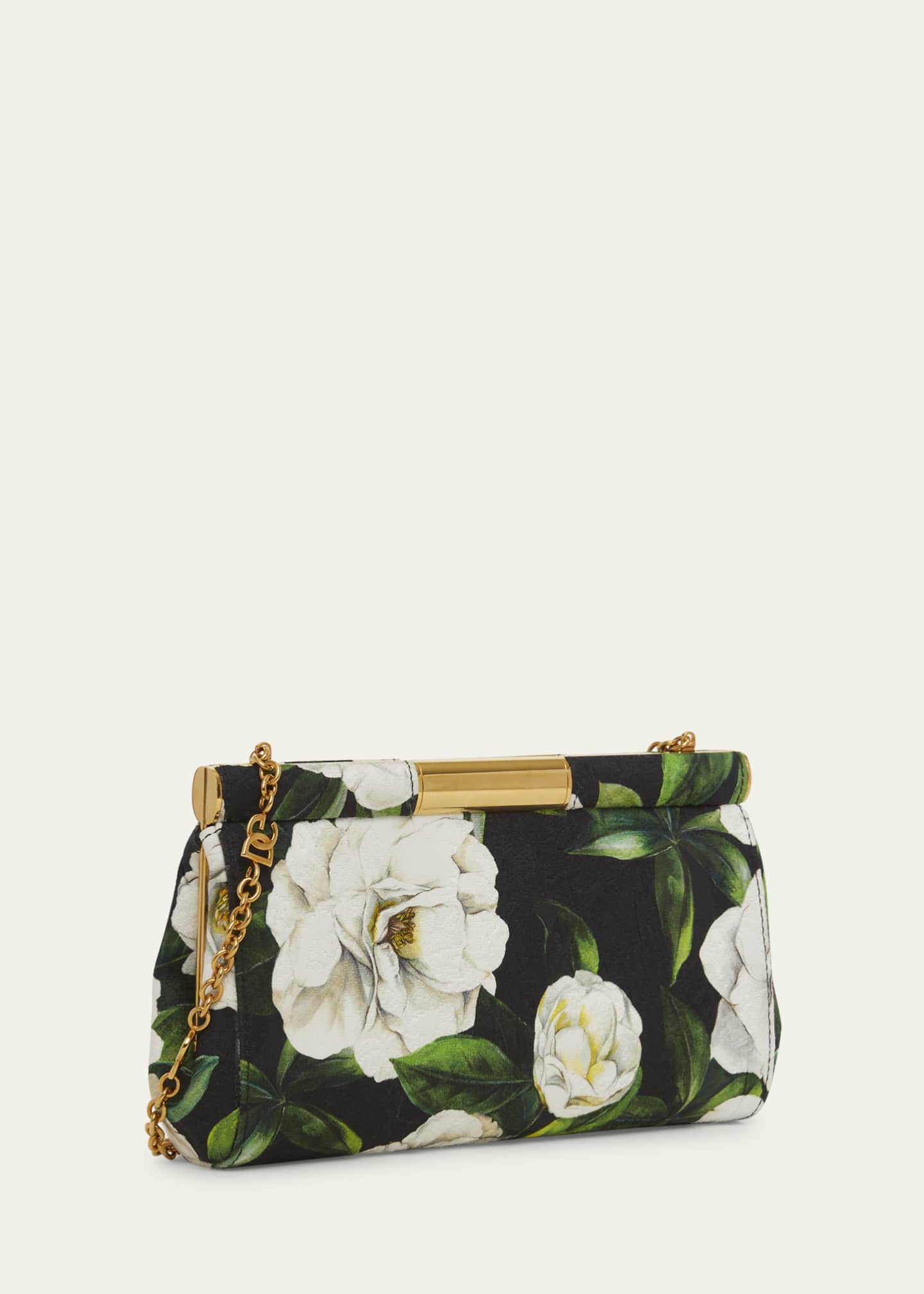 【関税&送料込】Dolce & Gabbana Marlene Small Chain Clutch I Dolce&Gabbana Marlene Small Embellished Clutch Bag | Neiman