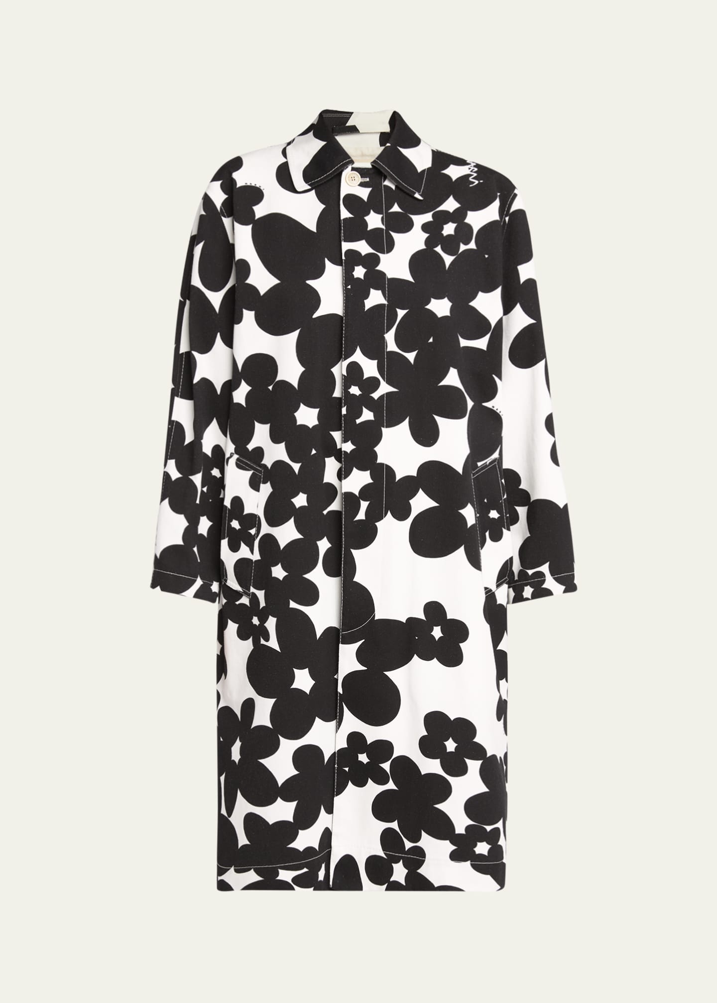 Marni Printed Straight Duster Coat Image 1 of 5