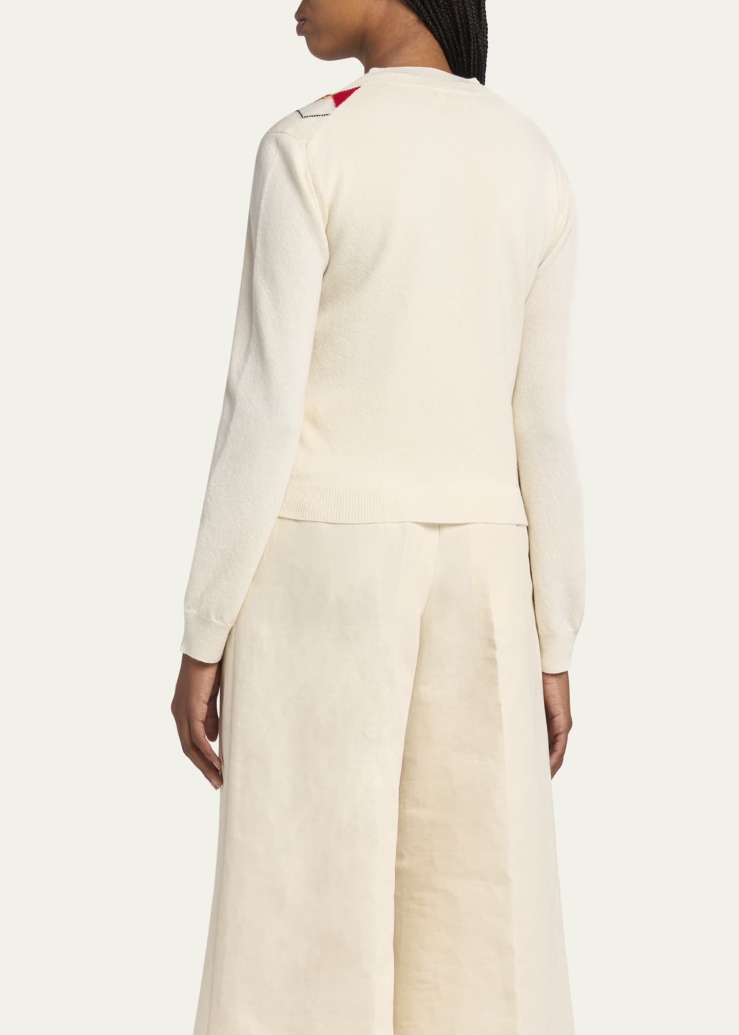 Marni Argyle Wool Cardigan Image 3 of 5