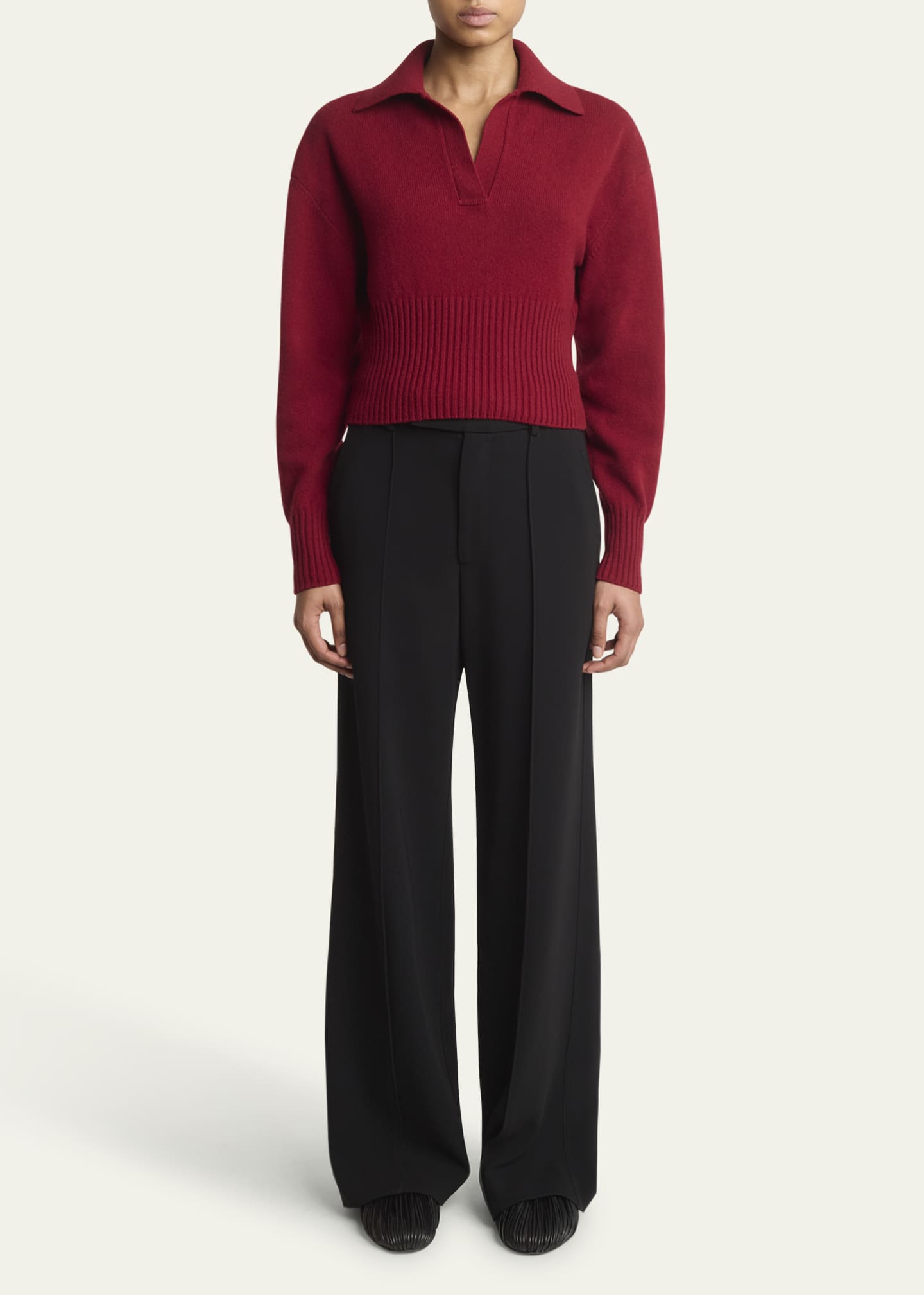 Proenza Schouler Jeanne Cashmere Johnny Sweater Image 2 of 5