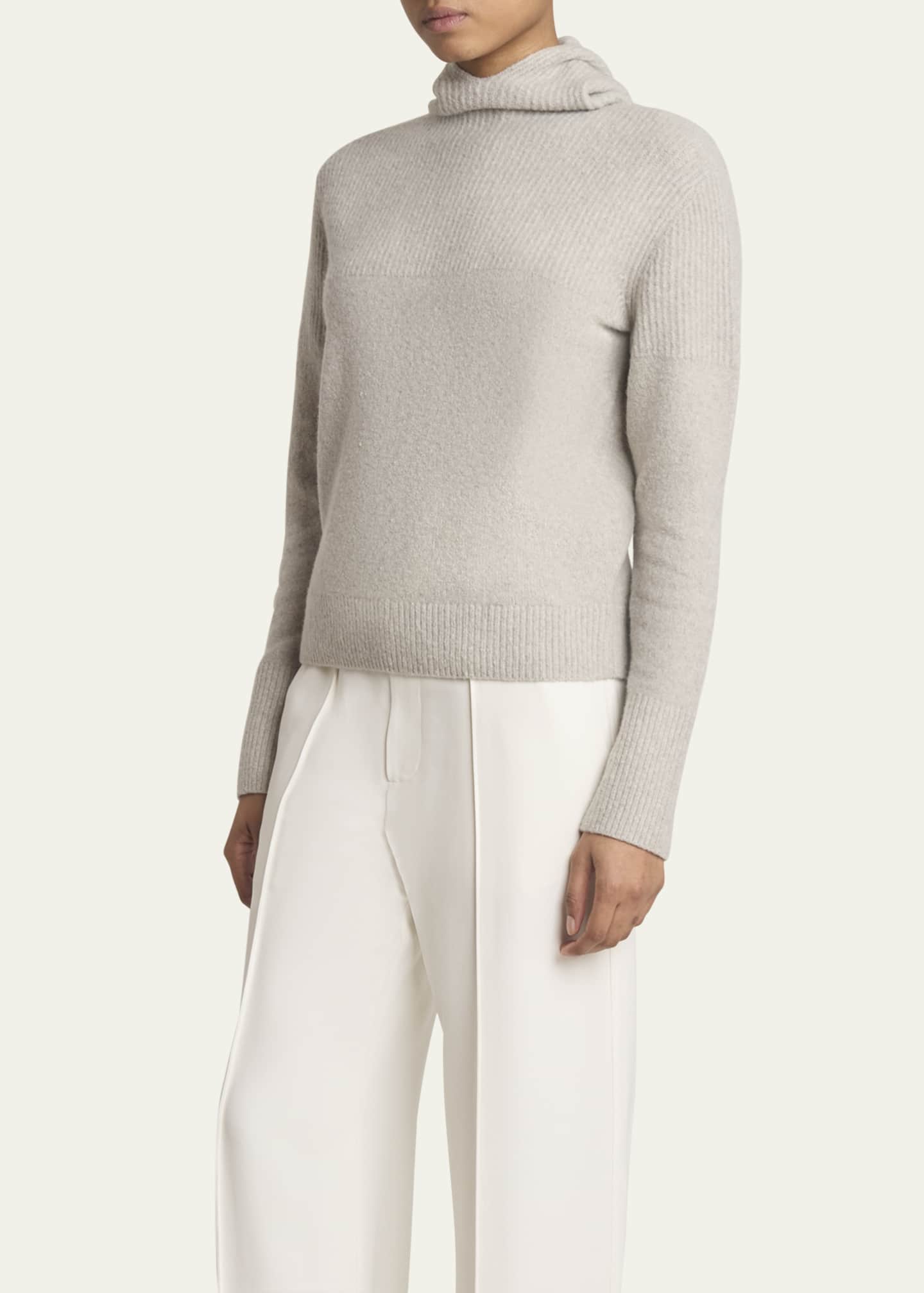 Proenza Schouler Greta Lofty Cashmere Hooded Sweater Image 4 of 5