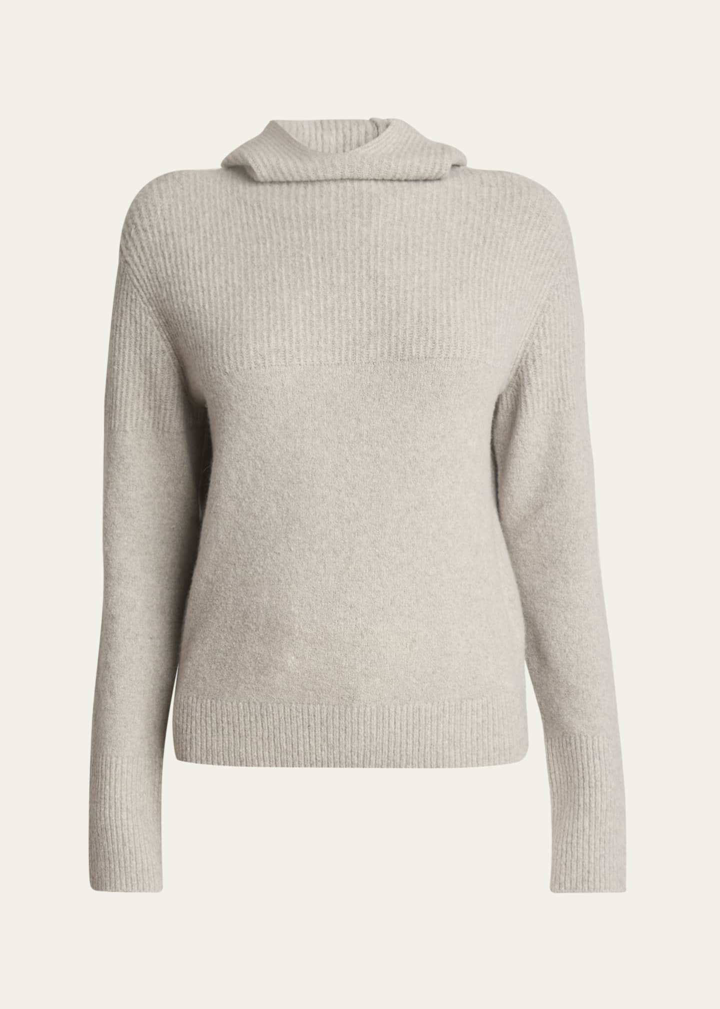 Proenza Schouler Greta Lofty Cashmere Hooded Sweater Image 1 of 5