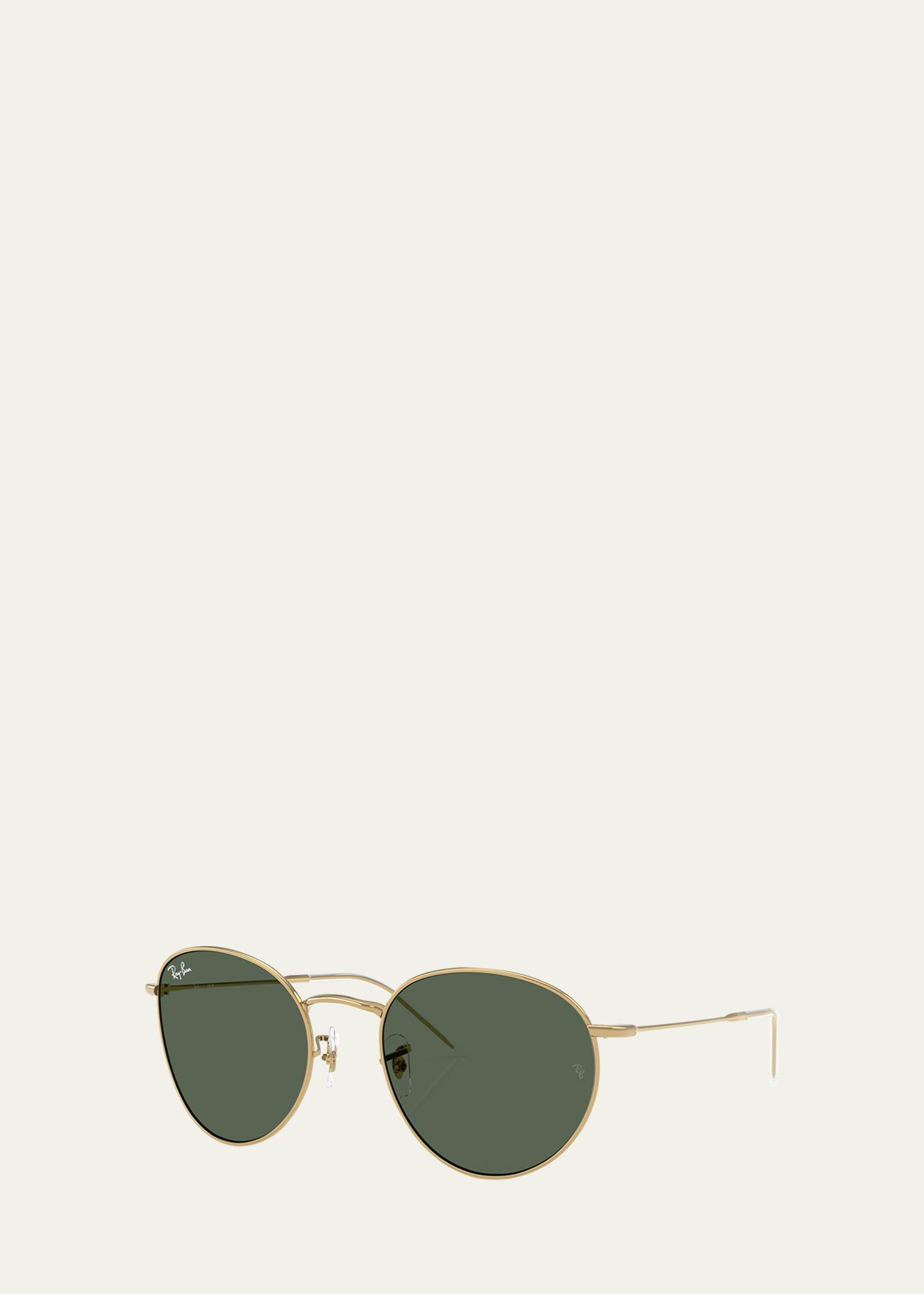 Ray-Ban Reverse Metal Round Sunglasses, 53MM - Bergdorf Goodman
