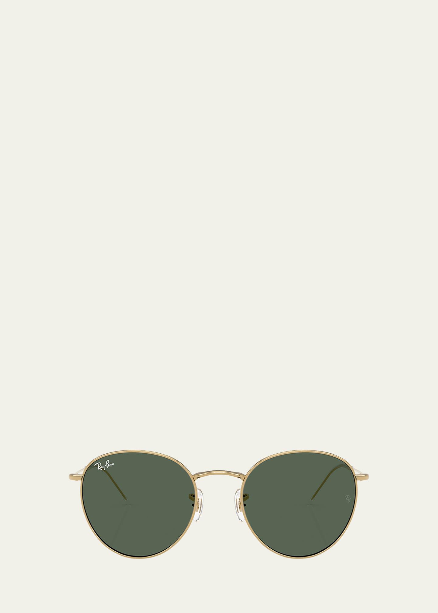 Ray-Ban Reverse Metal Round Sunglasses, 53MM - Bergdorf Goodman