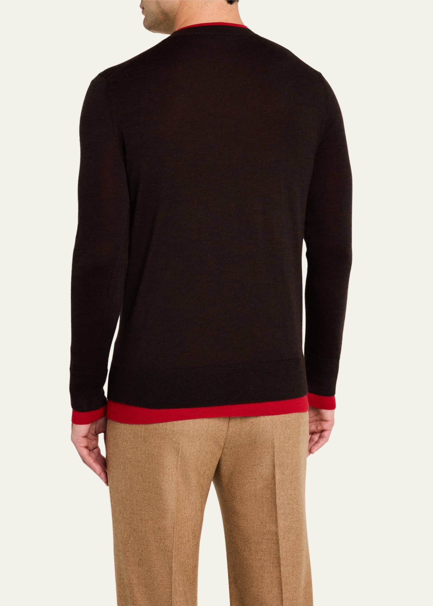 Gabriela Hearst Men's Wells Reversible Sweater Image 3 of 5