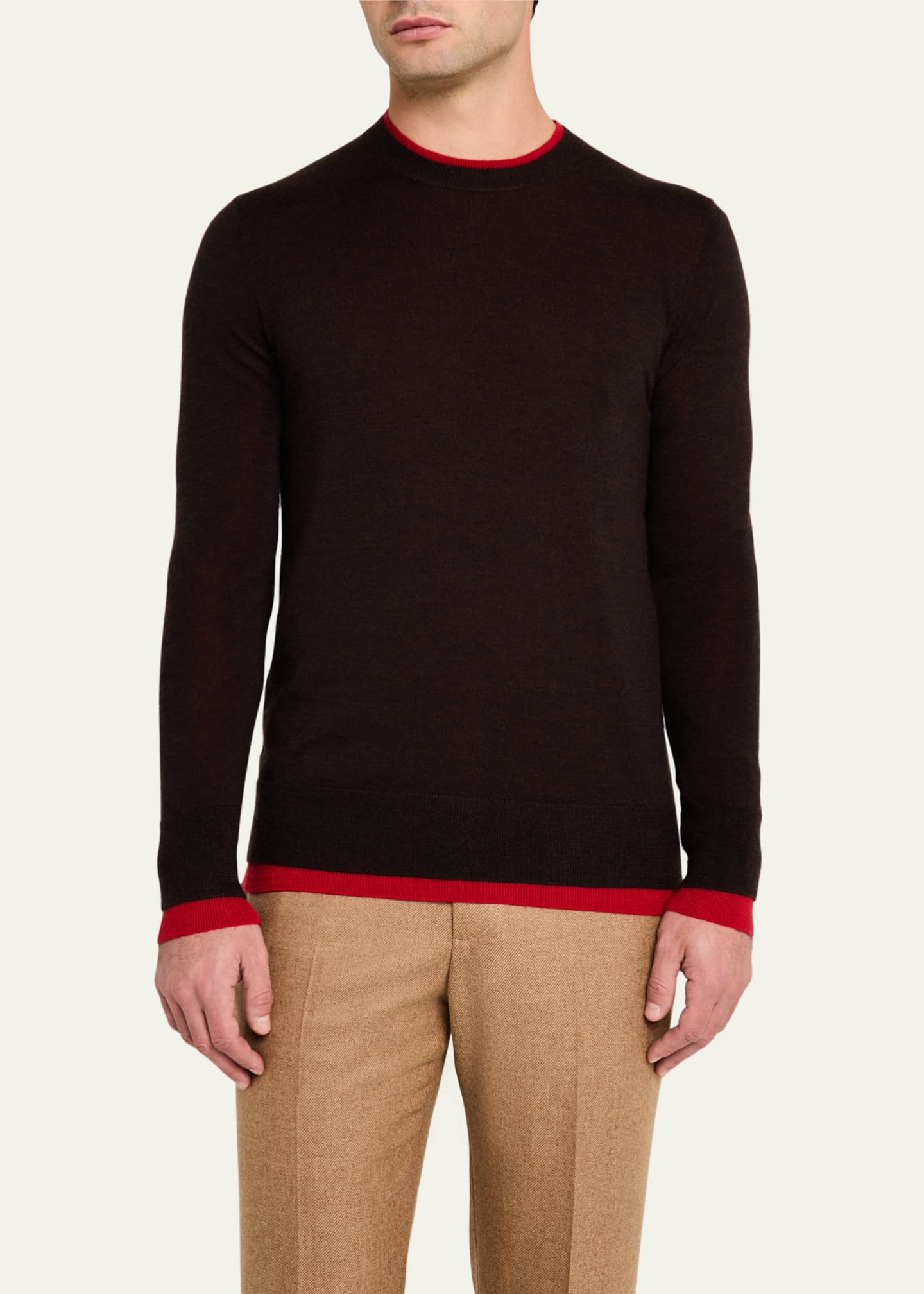 Gabriela Hearst Men's Wells Reversible Sweater Image 4 of 5