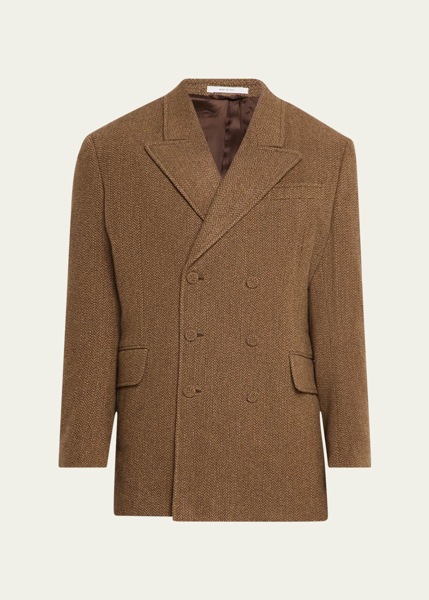 Gabriela Hearst Men's Nico Wool-Cashmere Blazer Image 1 of 5