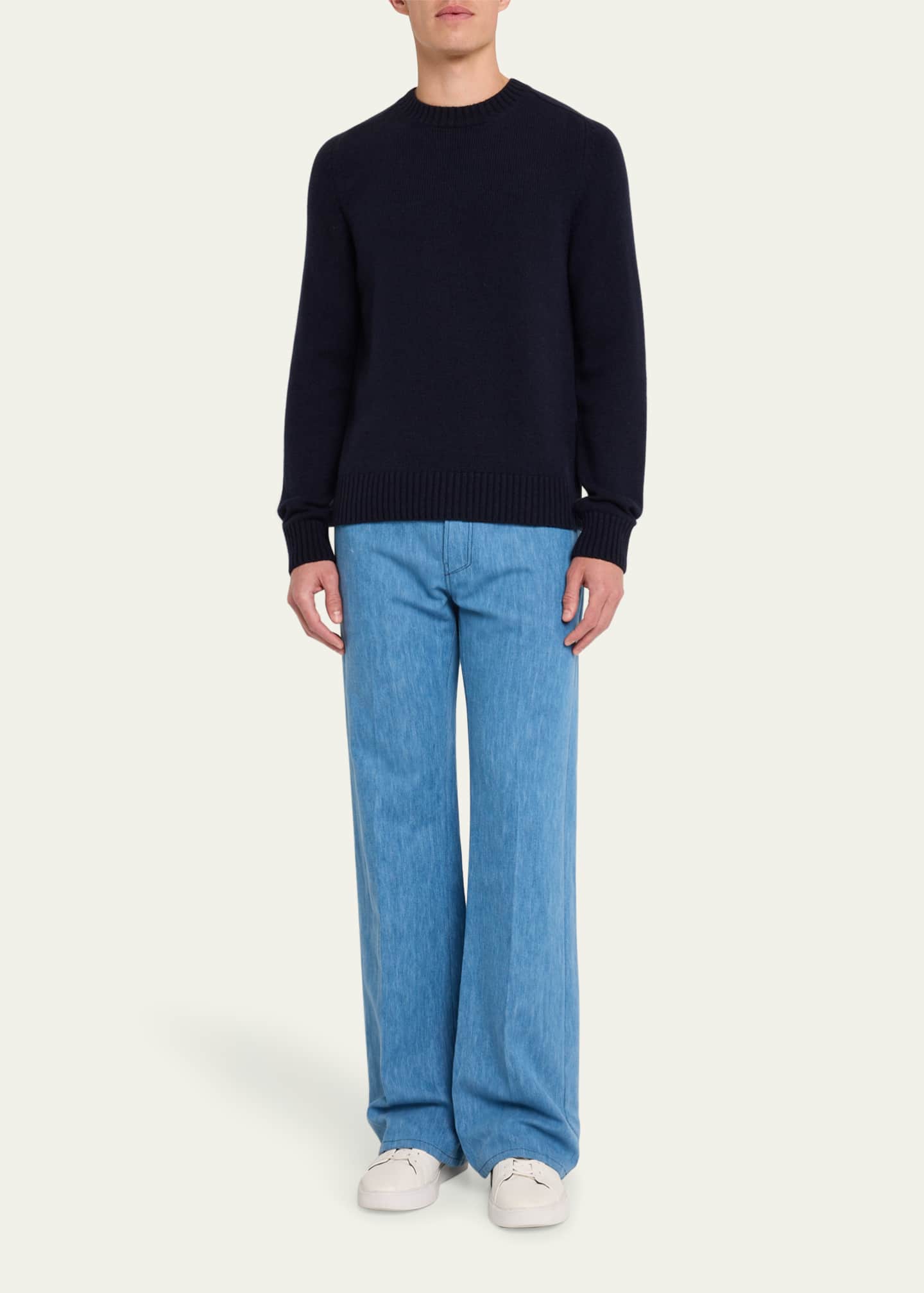 Gabriela Hearst Men's Francesco Cashmere Sweater Image 2 of 5
