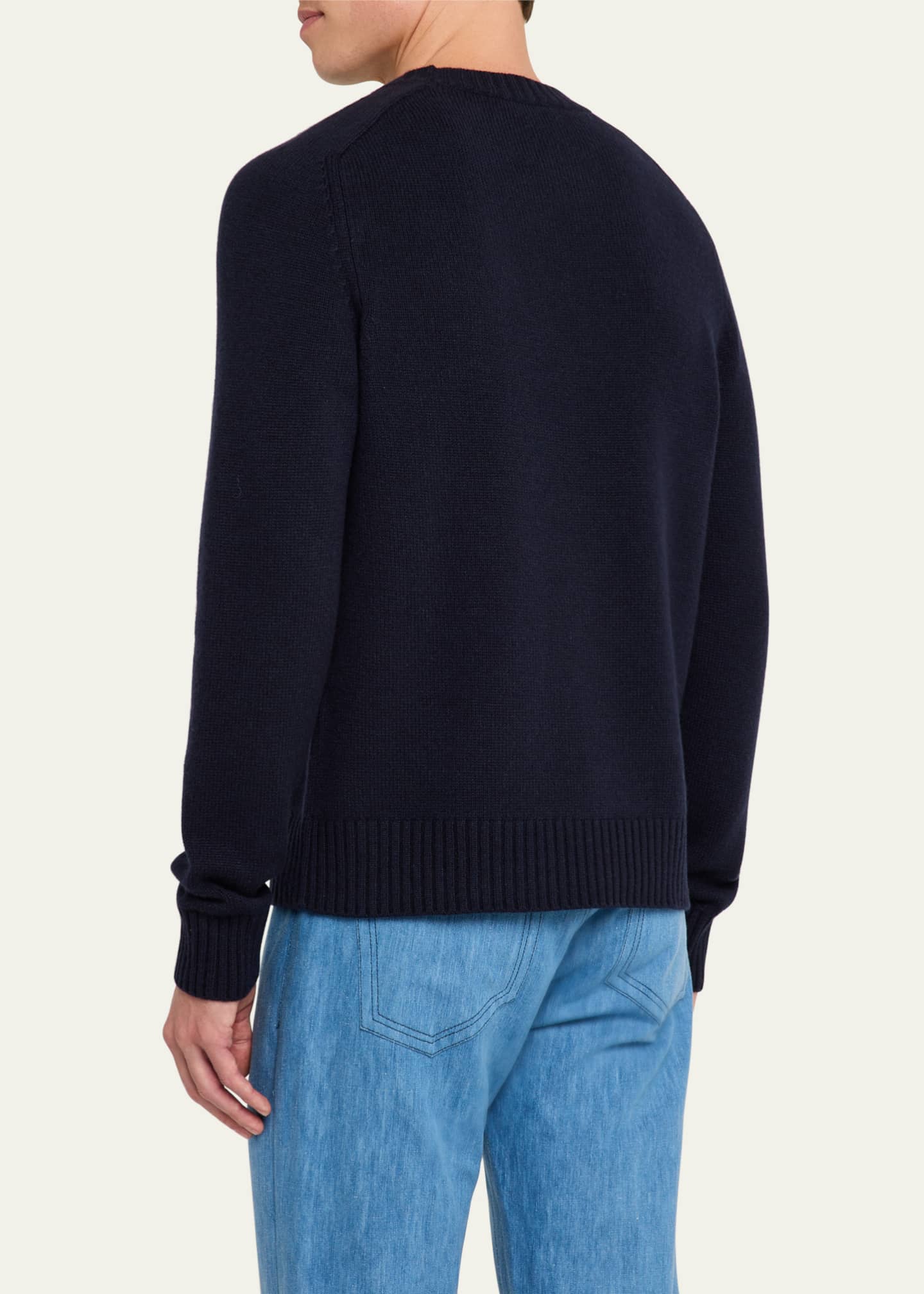 Gabriela Hearst Men's Francesco Cashmere Sweater Image 3 of 5