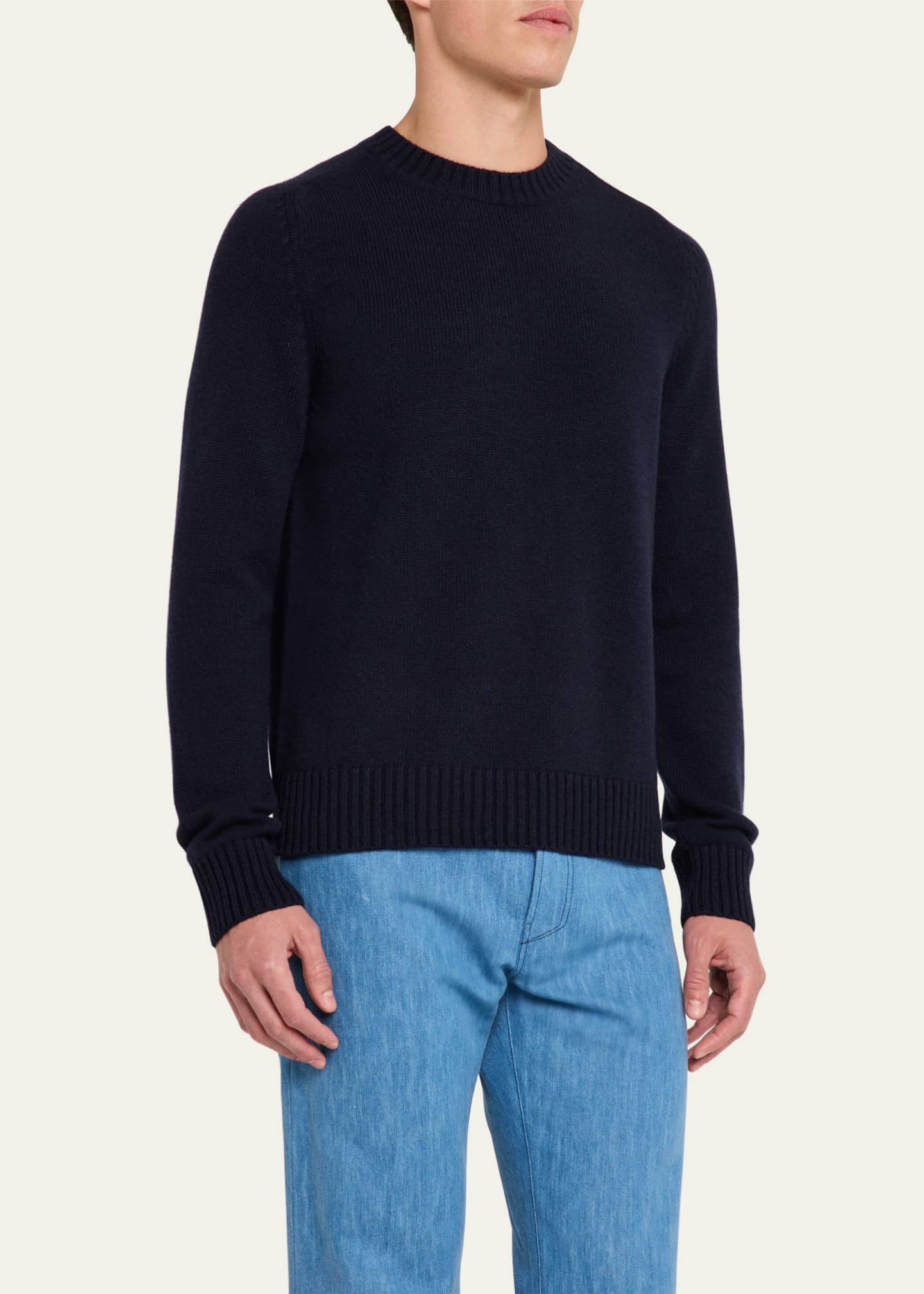 Gabriela Hearst Men's Francesco Cashmere Sweater Image 4 of 5