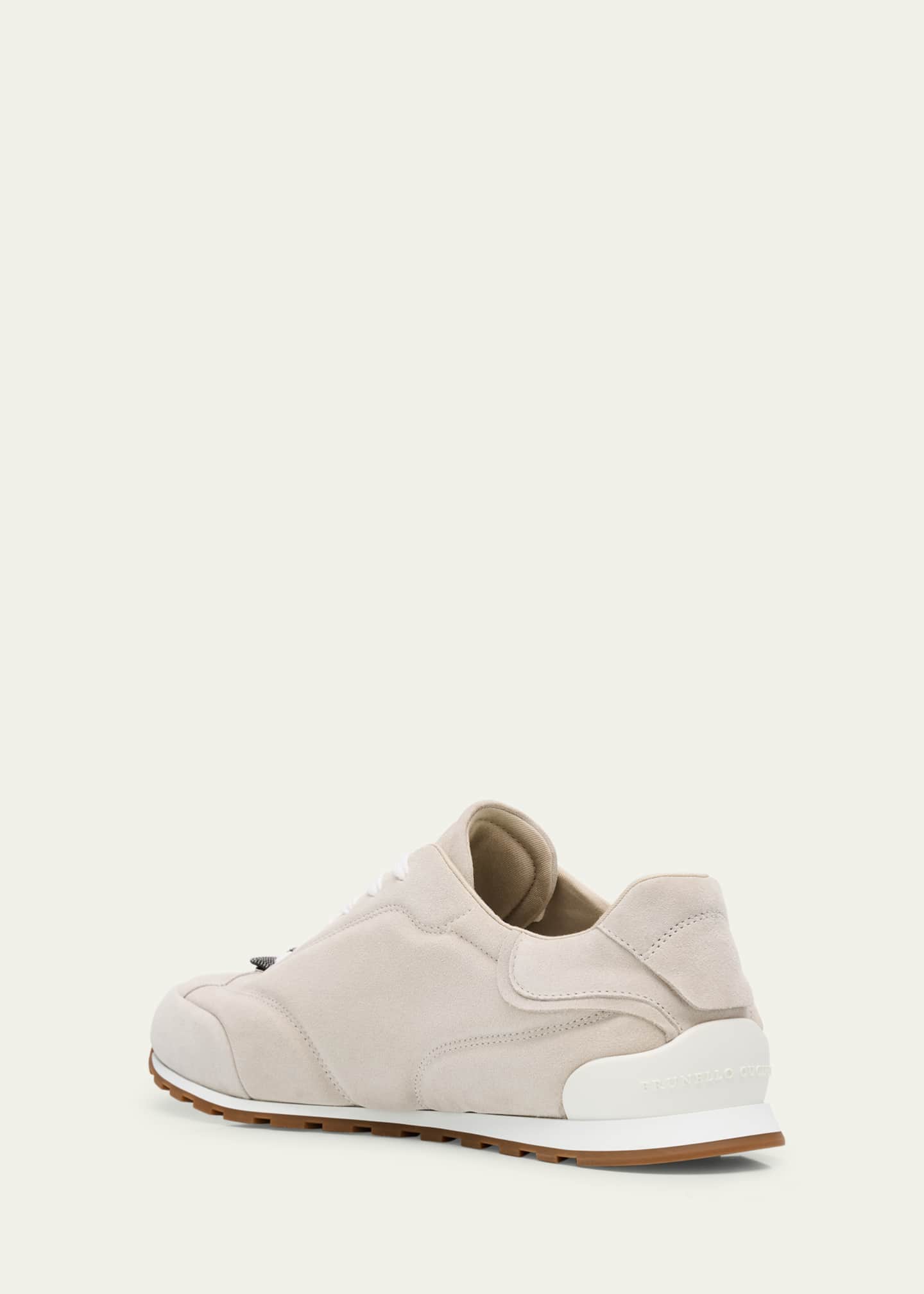 Brunello Cucinelli Suede Slim Runner Sneakers Image 4 of 6