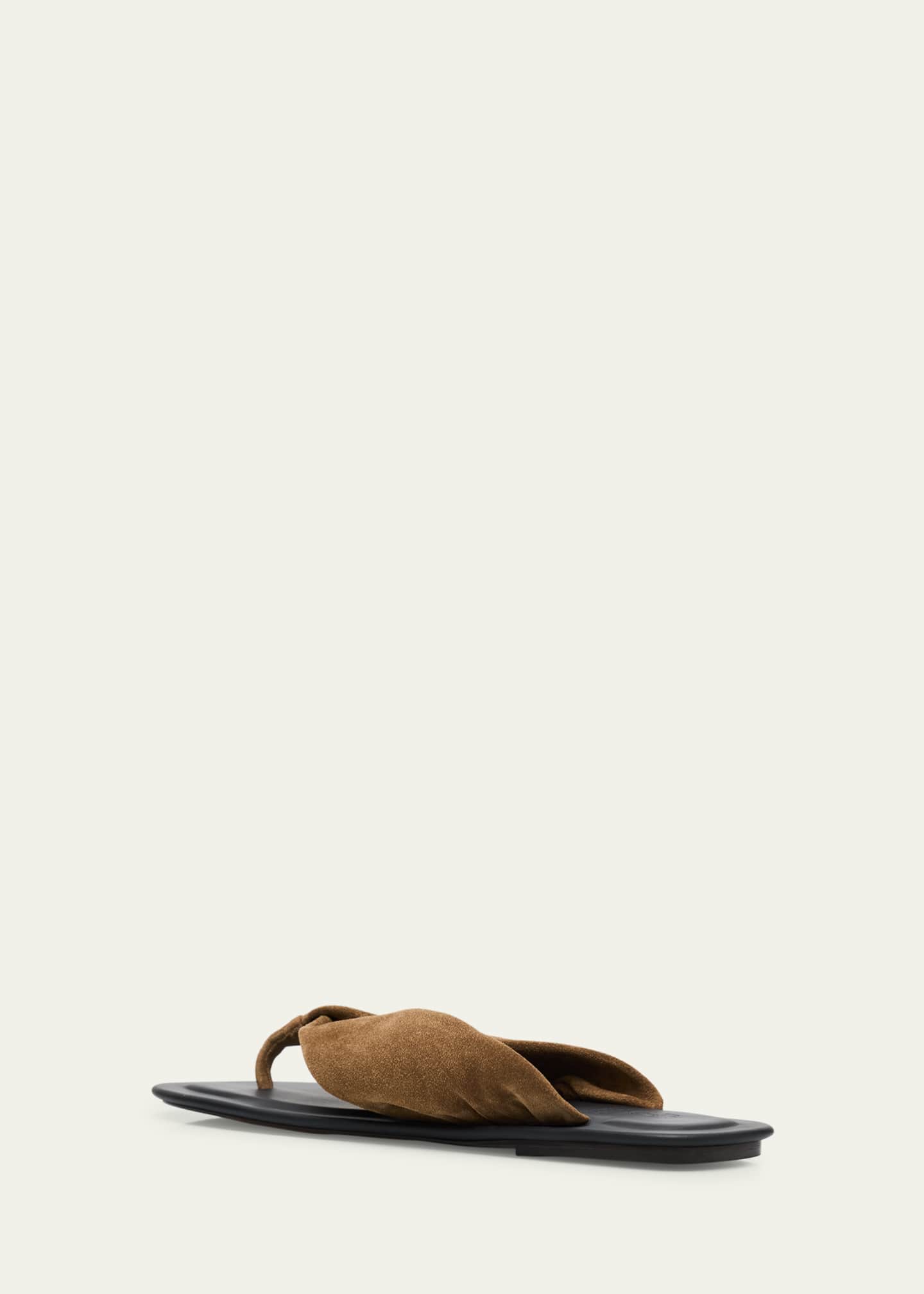 Brunello Cucinelli Suede Thong Sandals Image 4 of 6