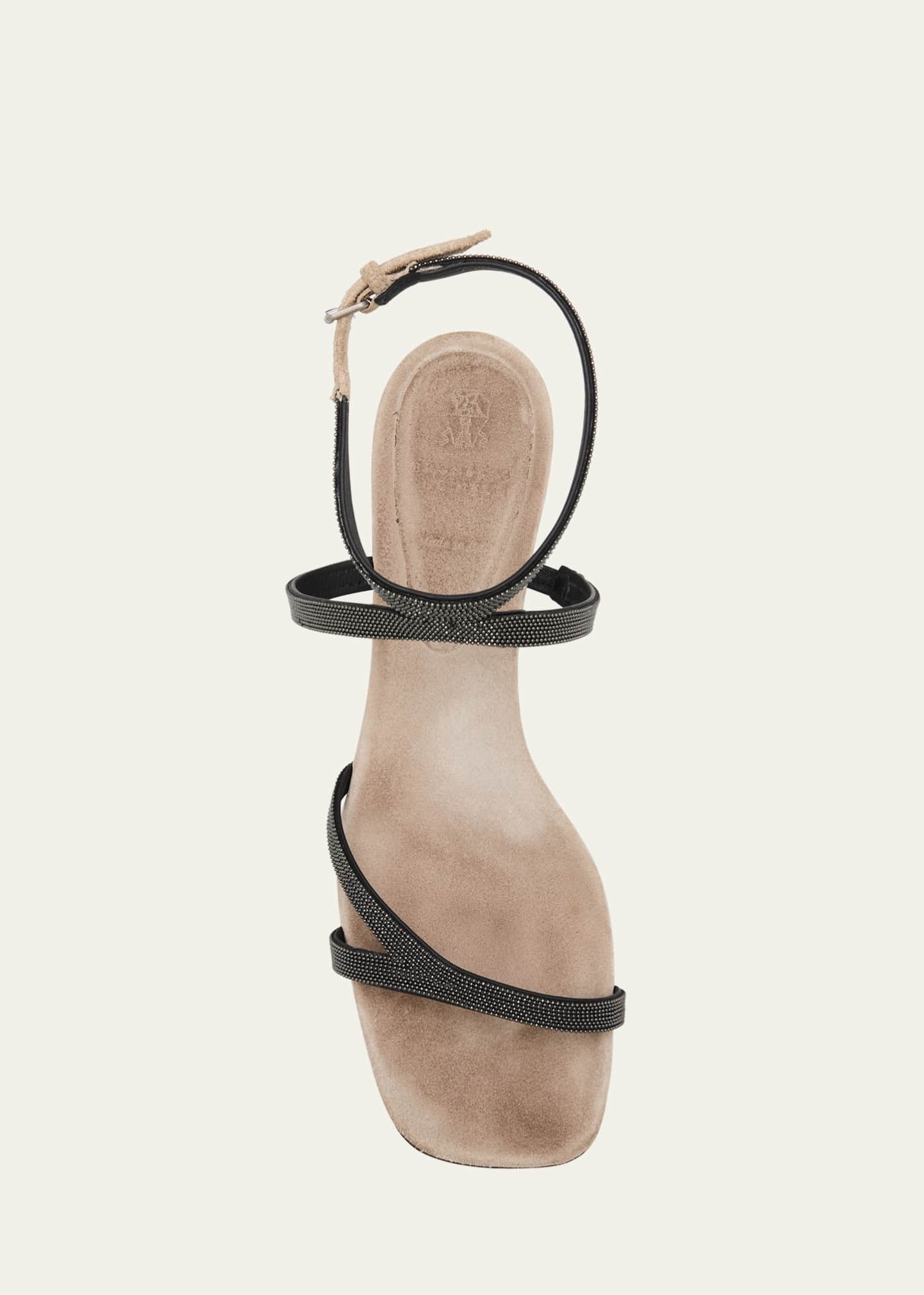 Brunello Cucinelli Monili Strappy Sandals Image 6 of 6
