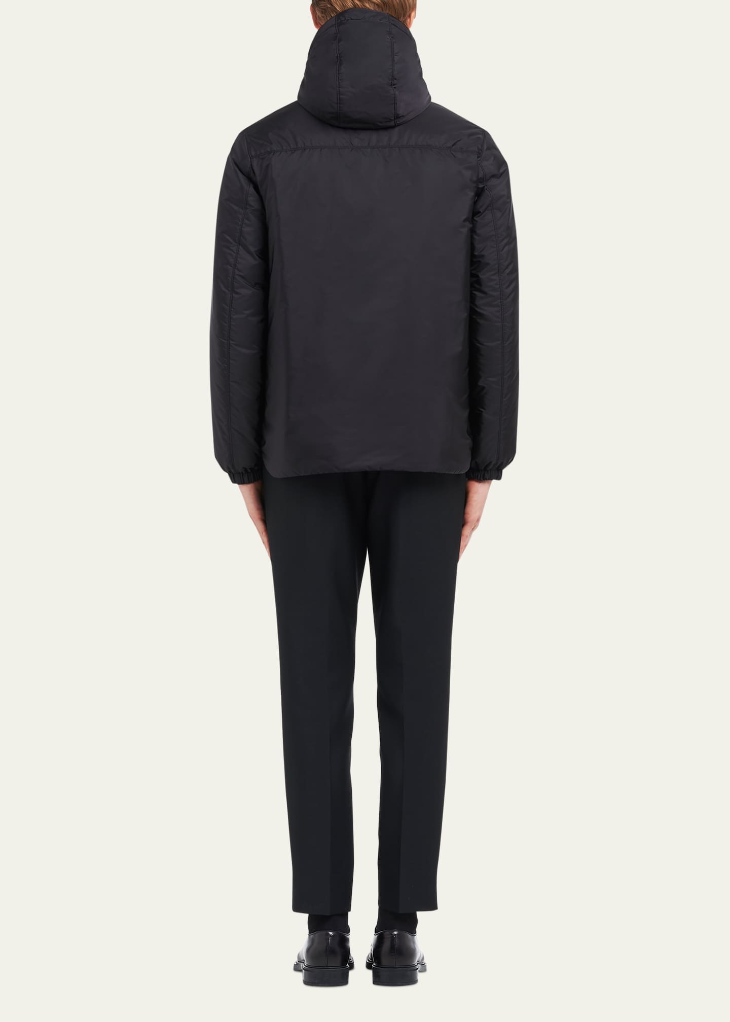 Prada Men's Re-Nylon Piuma Down Puffer Jacket Image 3 of 5