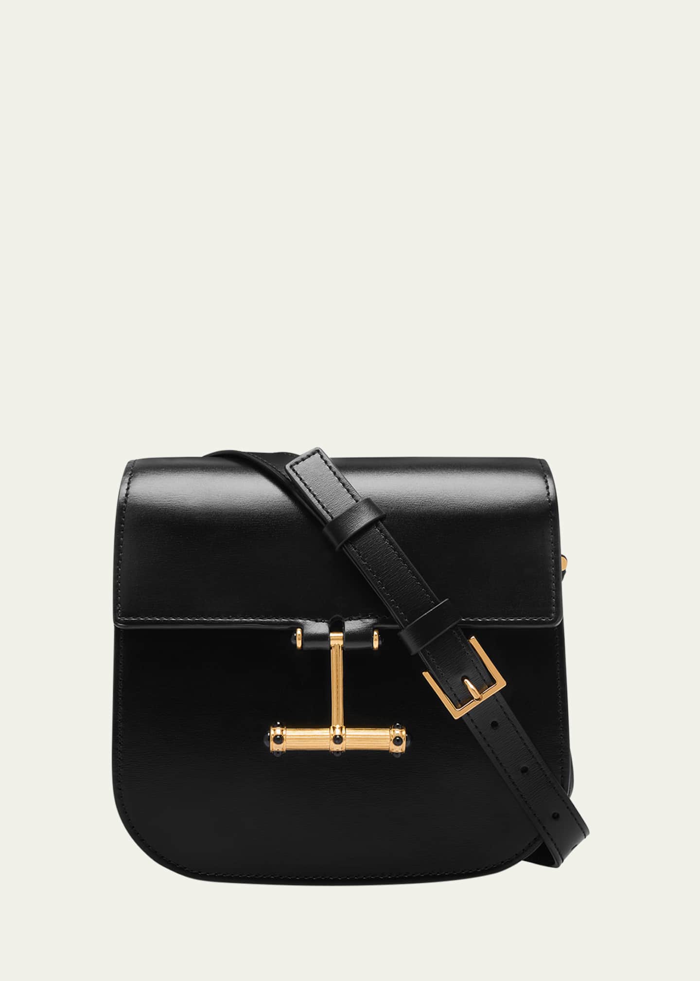 TOM FORD Tara Mini Flap Crossbody Bag in Leather