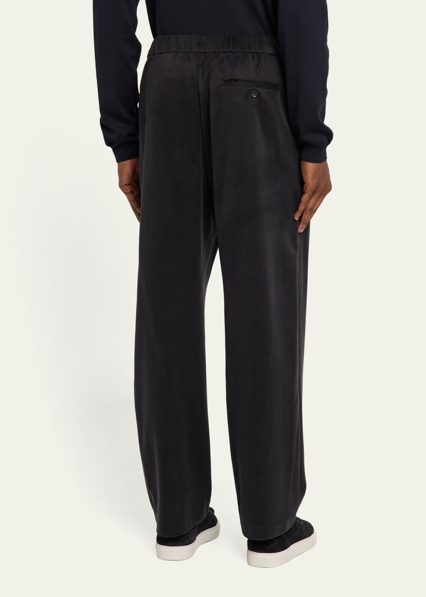 Giorgio Armani Men's Jersey Pull-On Trousers Image 3 of 5