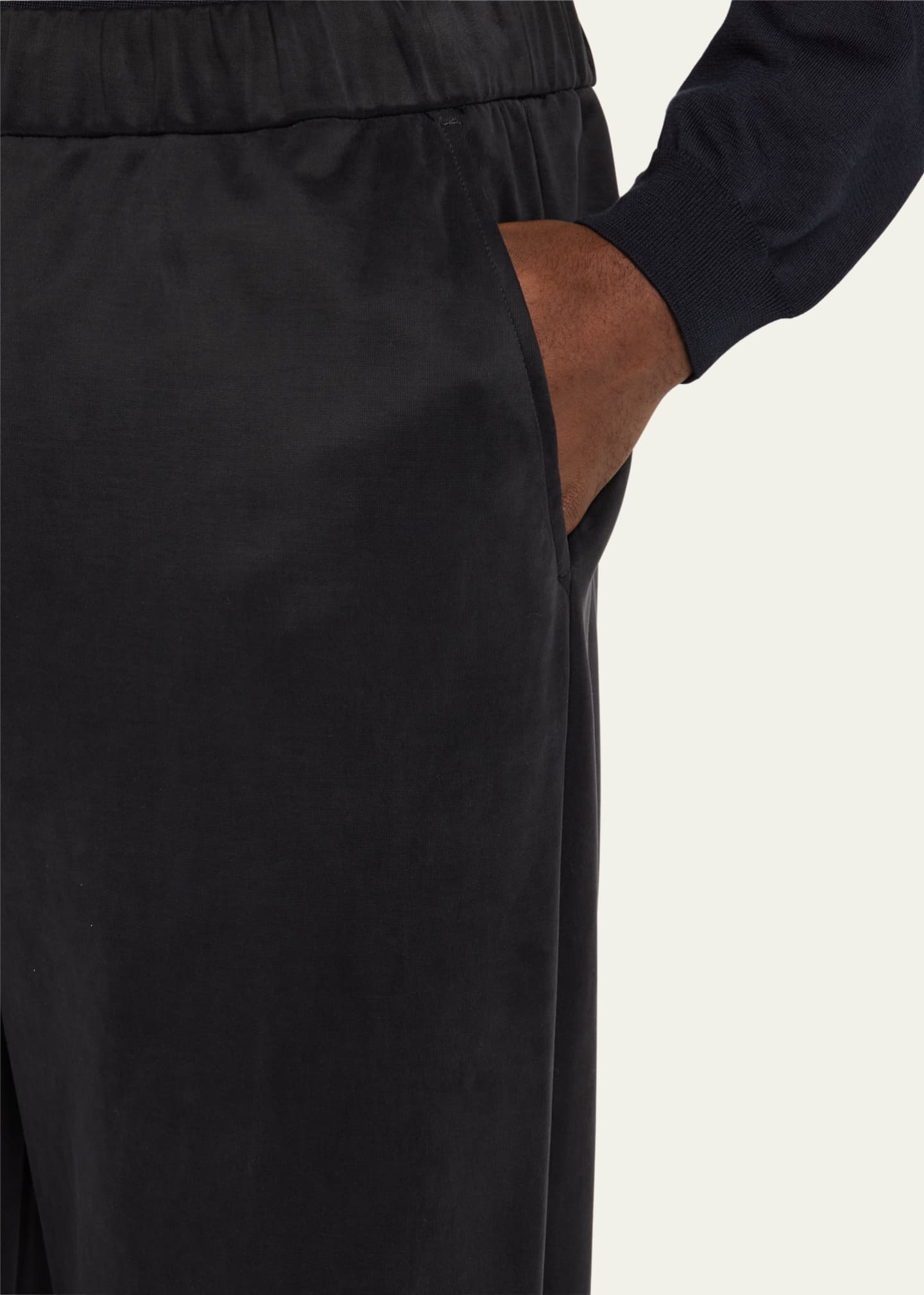 Giorgio Armani Men's Jersey Pull-On Trousers Image 5 of 5