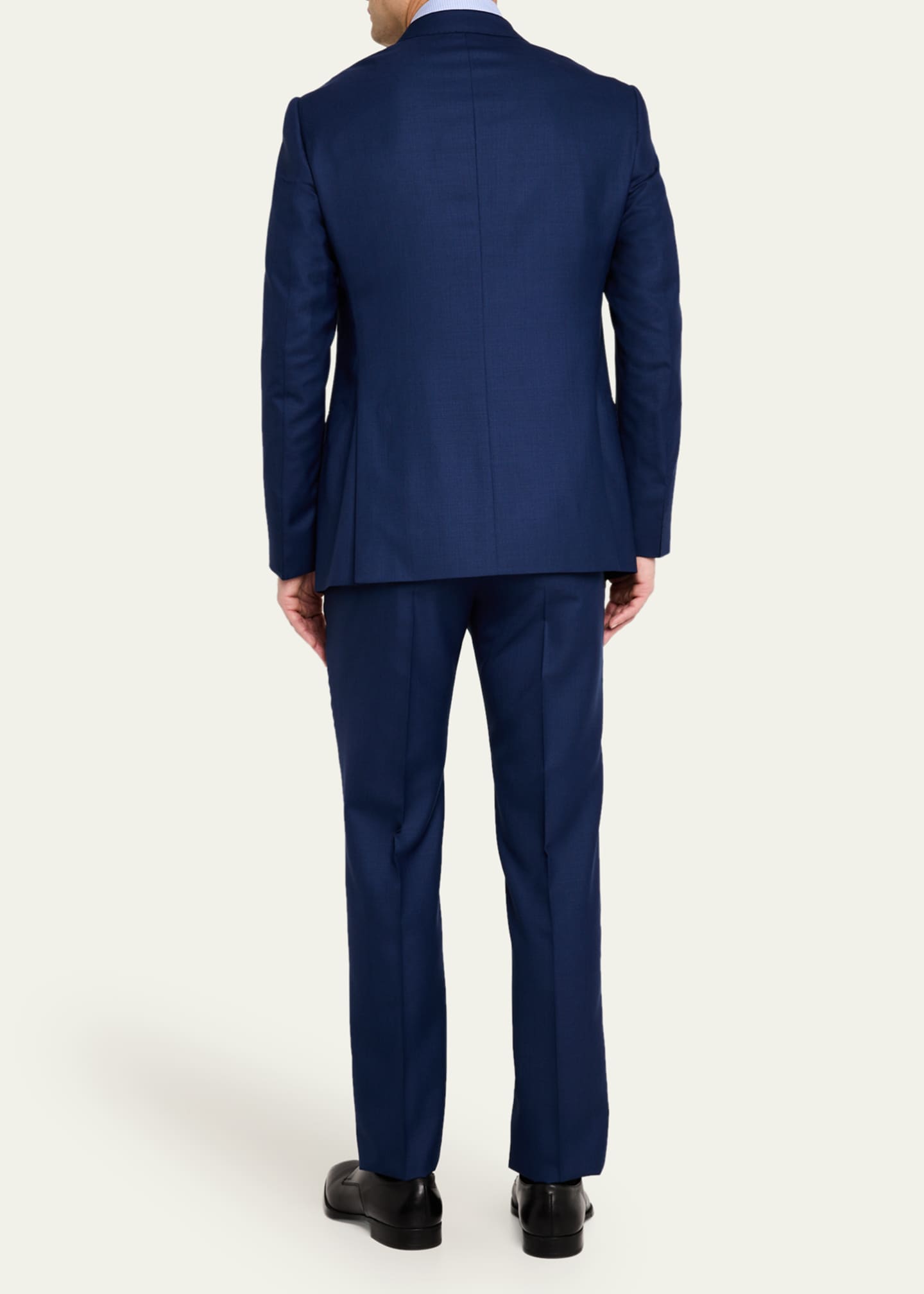 Giorgio Armani Men's Micro-Houndstooth 210G Suit Image 3 of 8