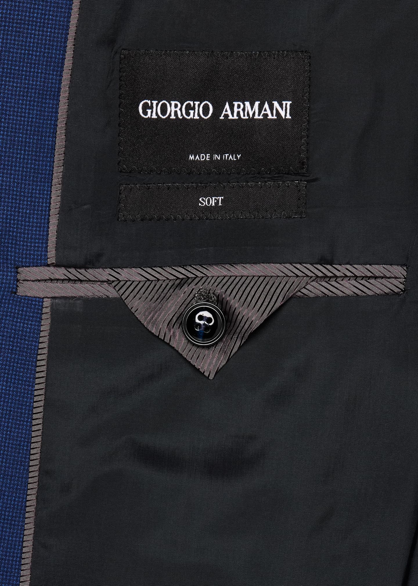 Giorgio Armani Men's Micro-Houndstooth 210G Suit Image 7 of 8