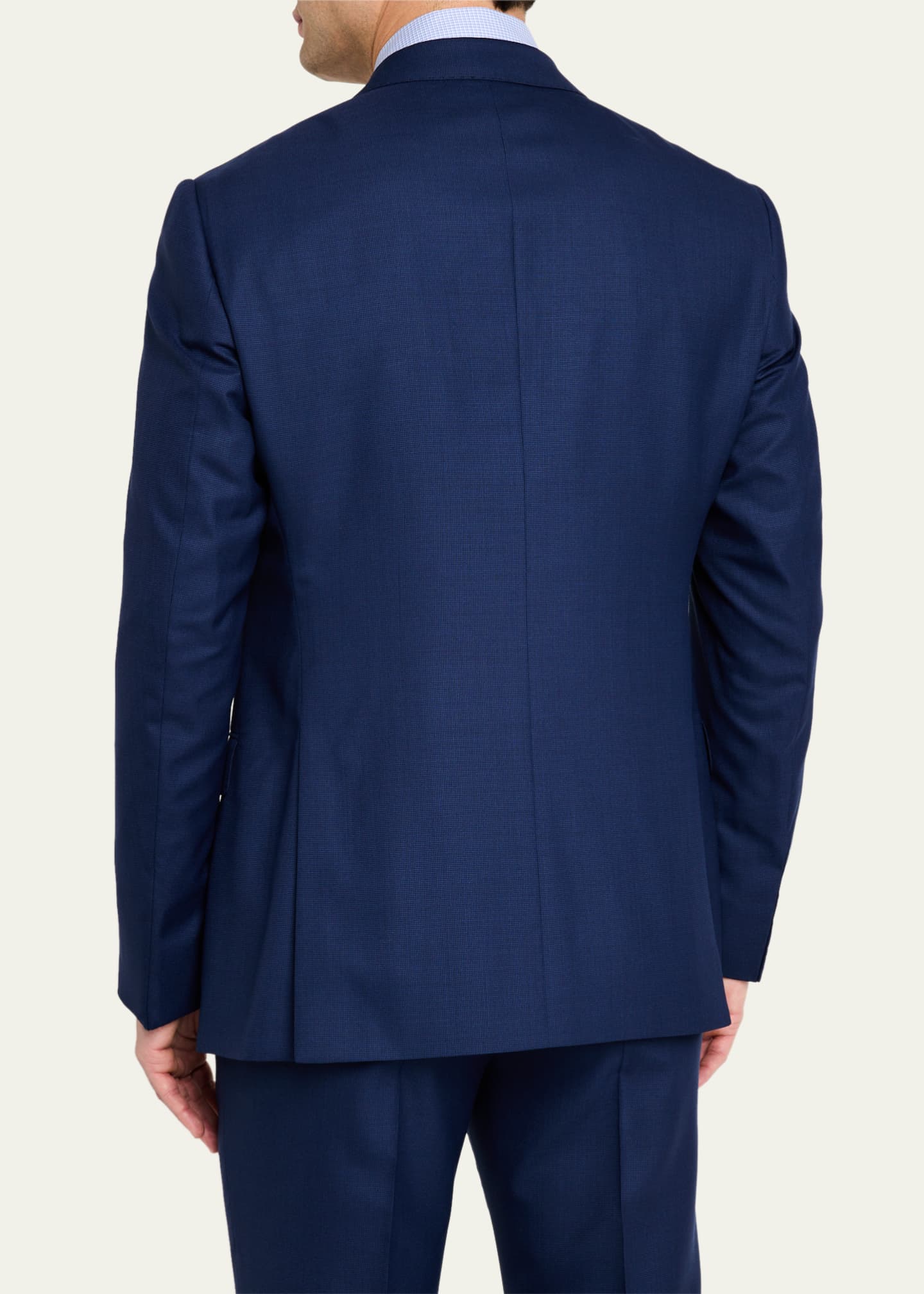 Giorgio Armani Men's Micro-Houndstooth 210G Suit Image 5 of 8