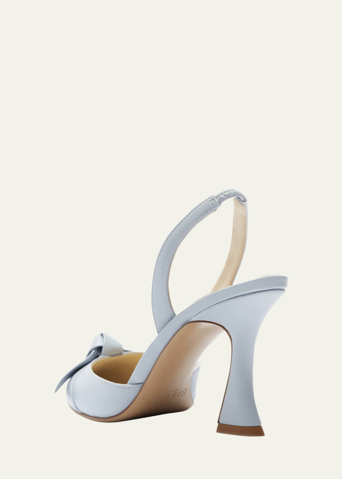 Alexandre Birman Clarita Bell Slingback Leather Sandals Image 3 of 5