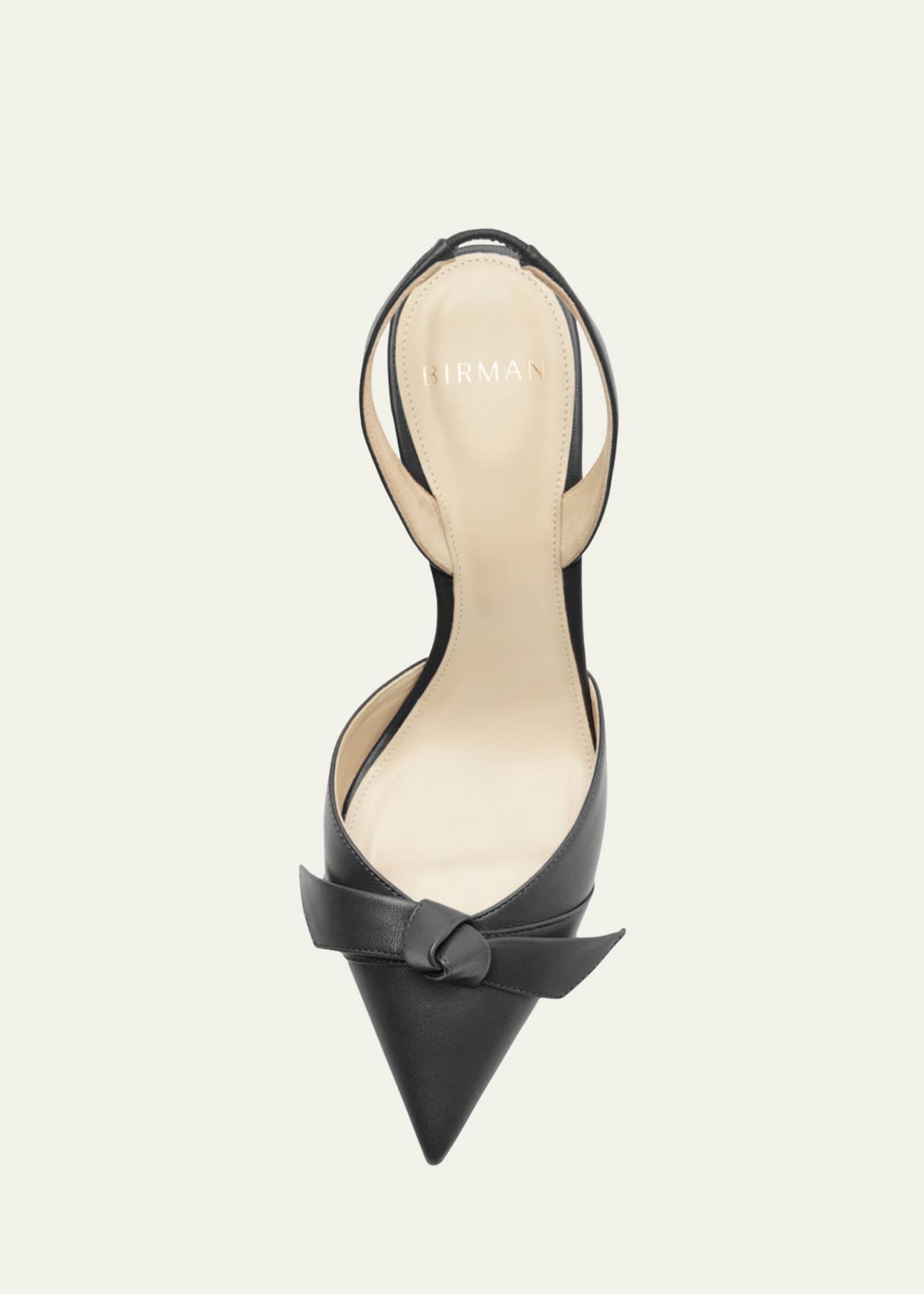 Alexandre Birman Clarita Bell Slingback Leather Sandals Image 5 of 5