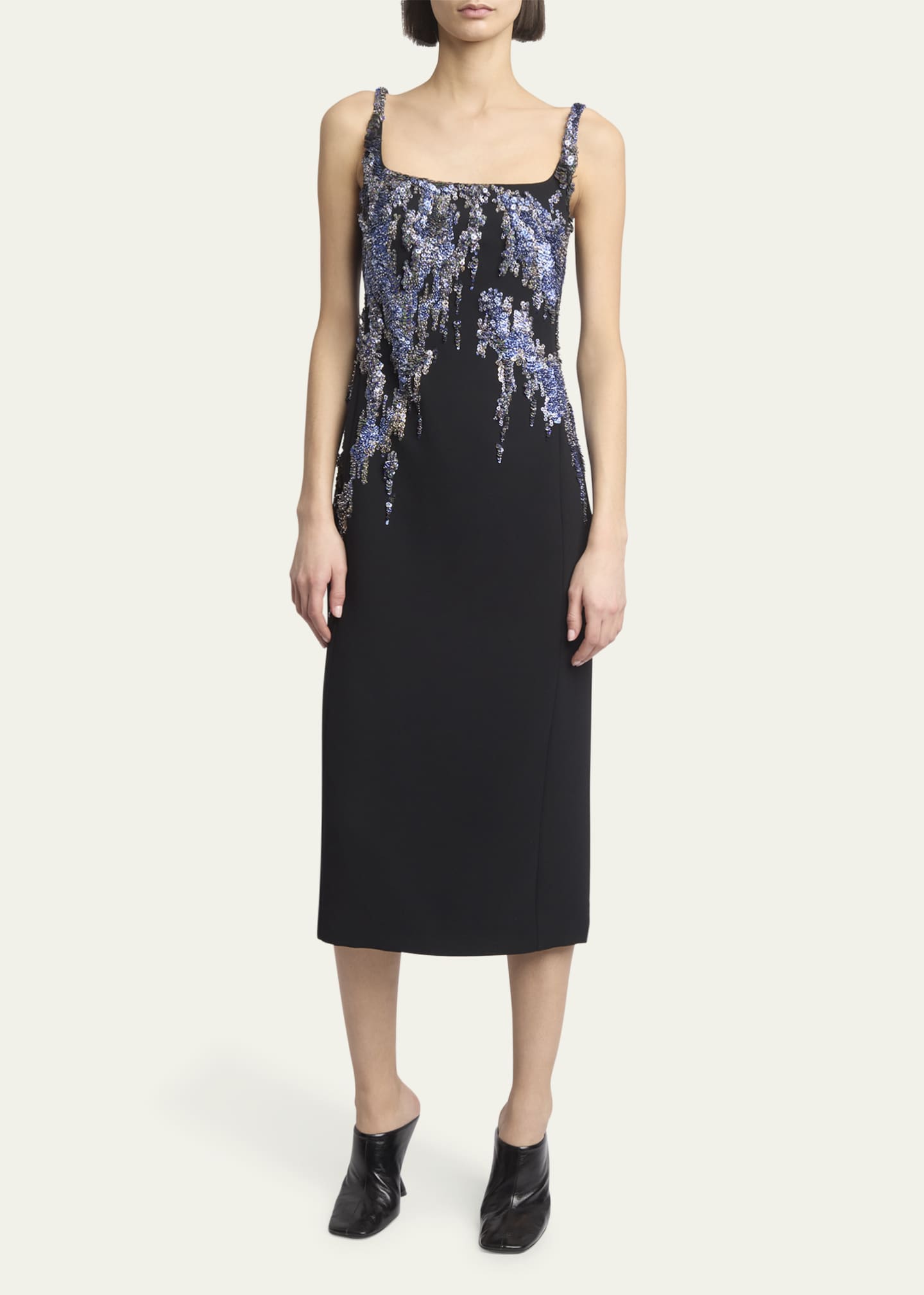 Dries Van Noten Debano Sequined Midi Dress Image 2 of 5