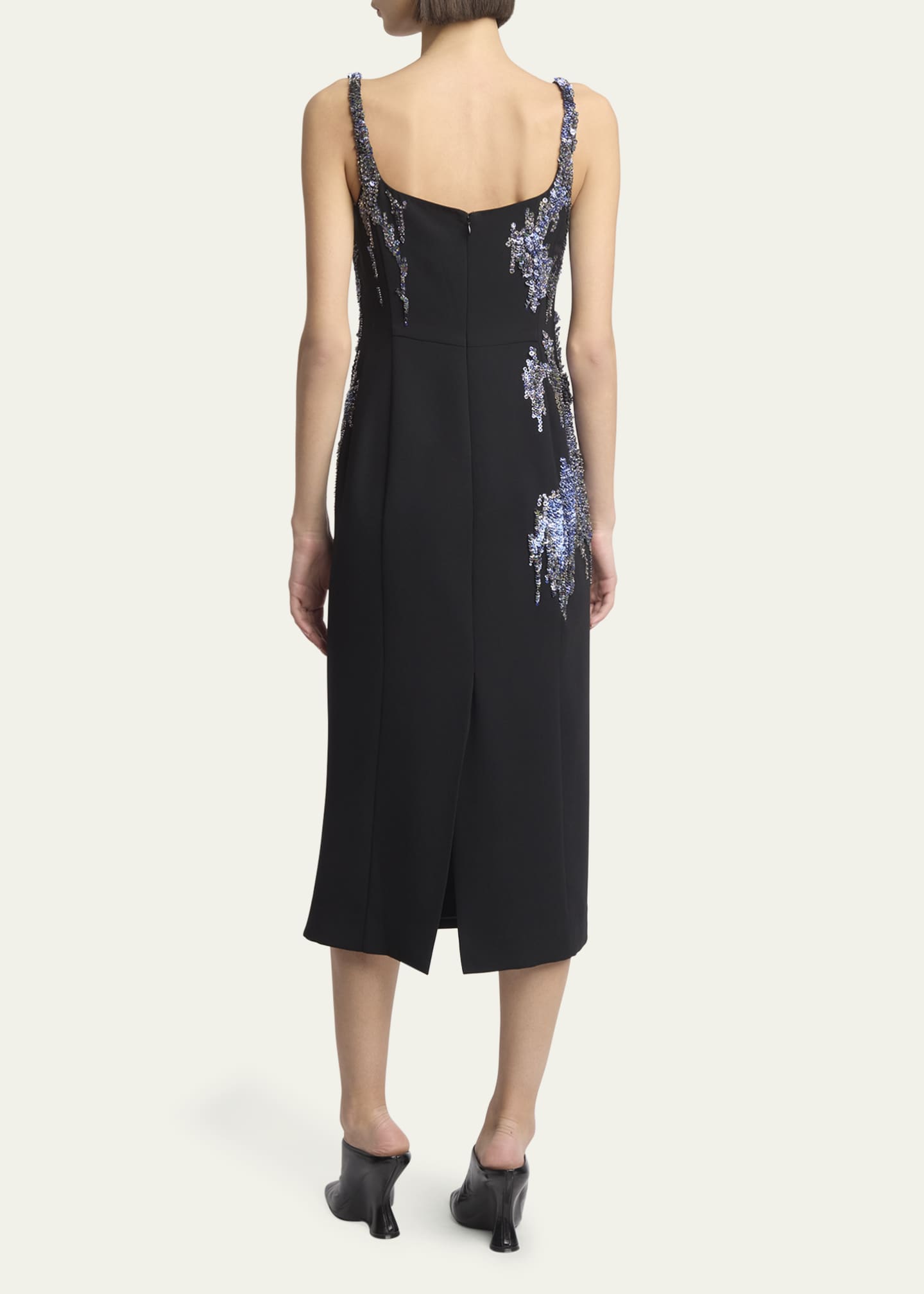 Dries Van Noten Debano Sequined Midi Dress Image 3 of 5