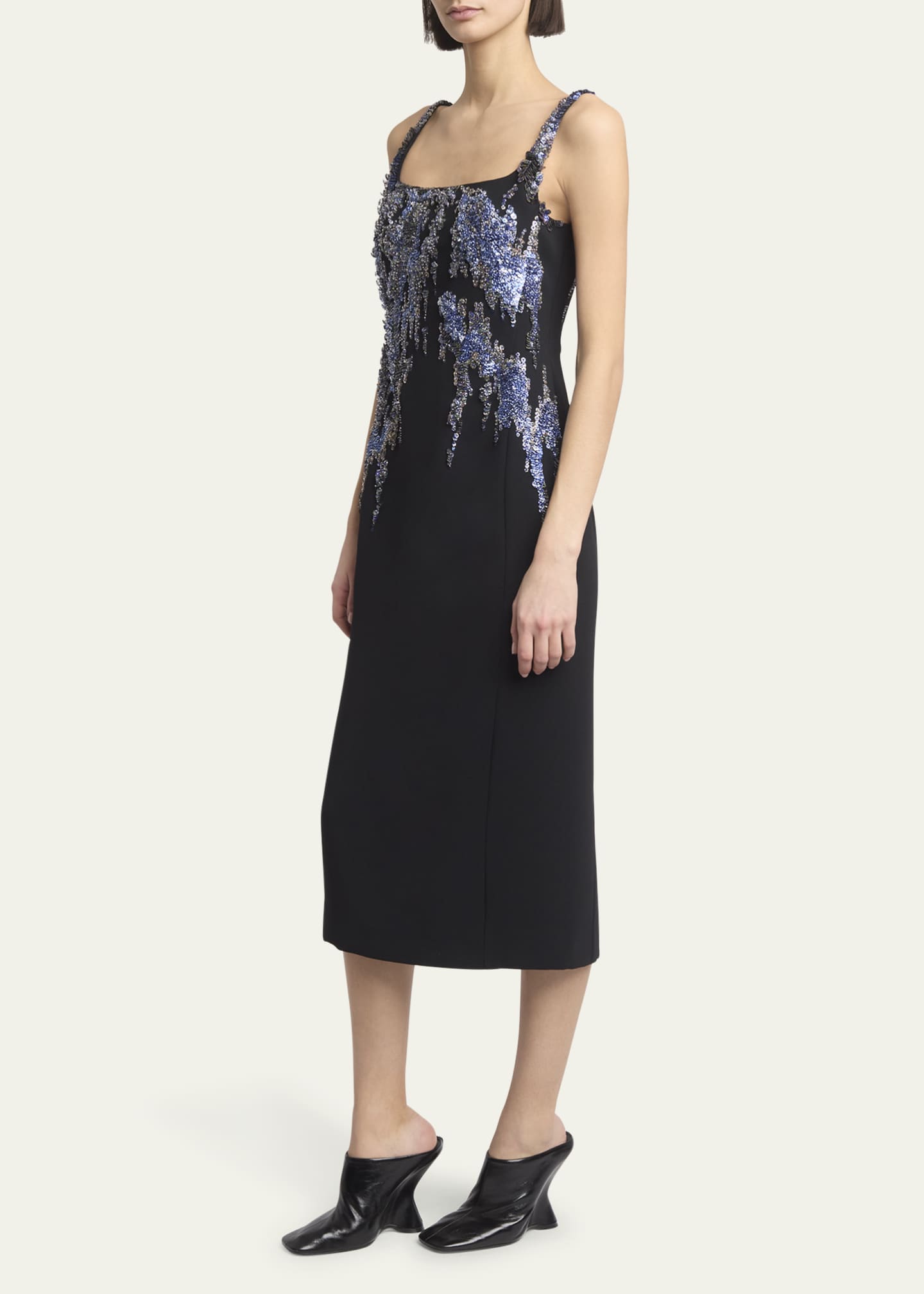 Dries Van Noten Debano Sequined Midi Dress Image 4 of 5