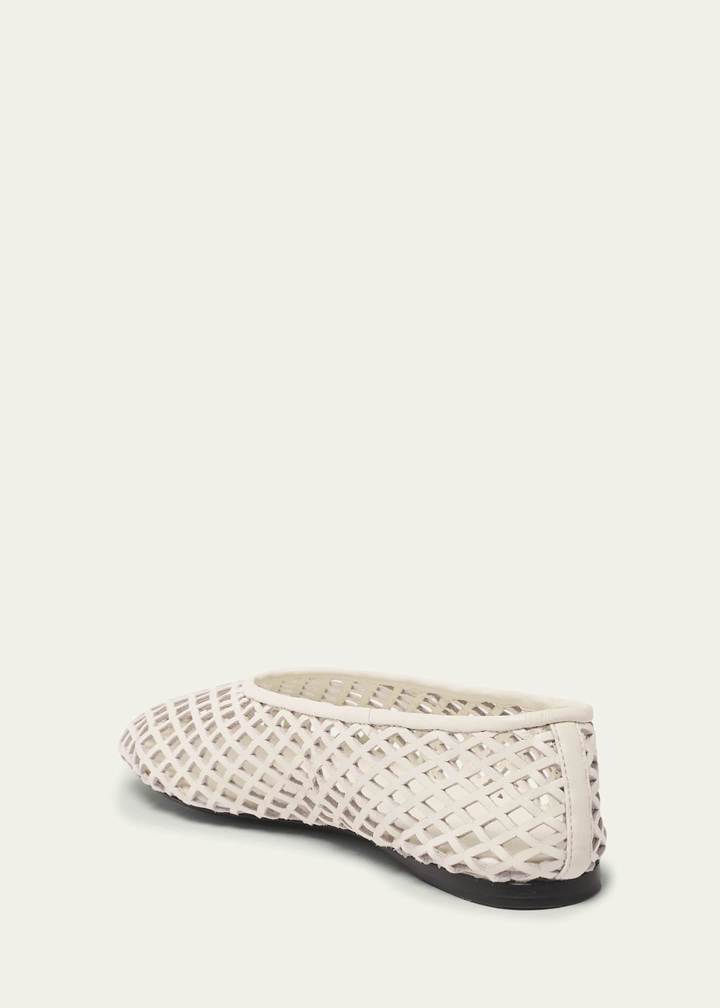 Proenza Schouler Tee Perforated Leather Ballerina Flats Image 2 of 3
