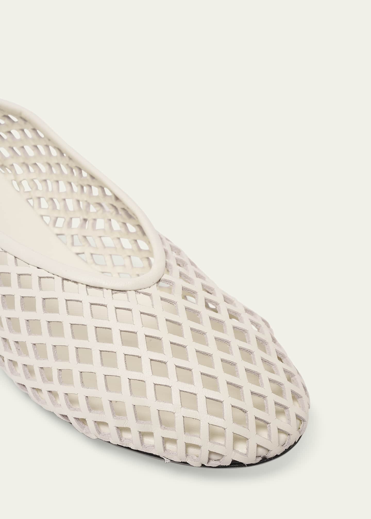 Proenza Schouler Tee Perforated Leather Ballerina Flats Image 3 of 3