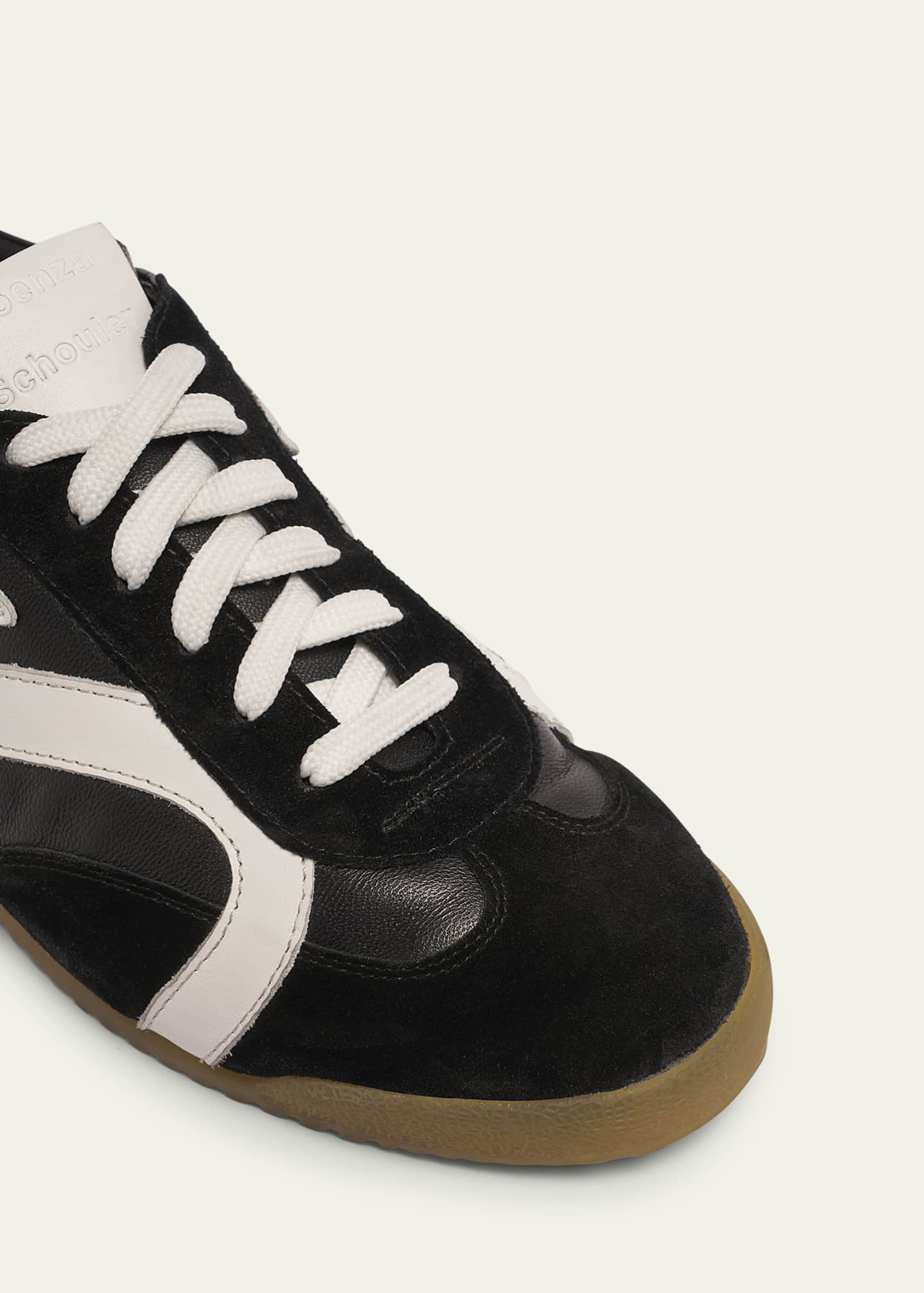 Proenza Schouler Bicolor Leather Low-Top Sneakers Image 5 of 5