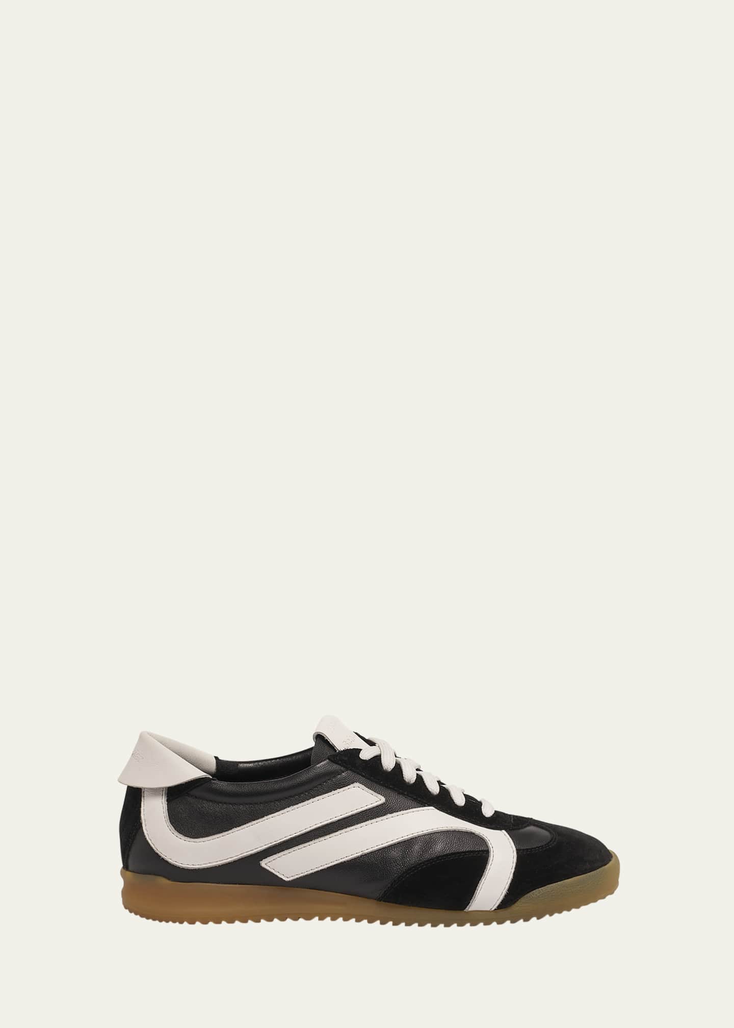 Proenza Schouler Bicolor Leather Low-Top Sneakers Image 1 of 5