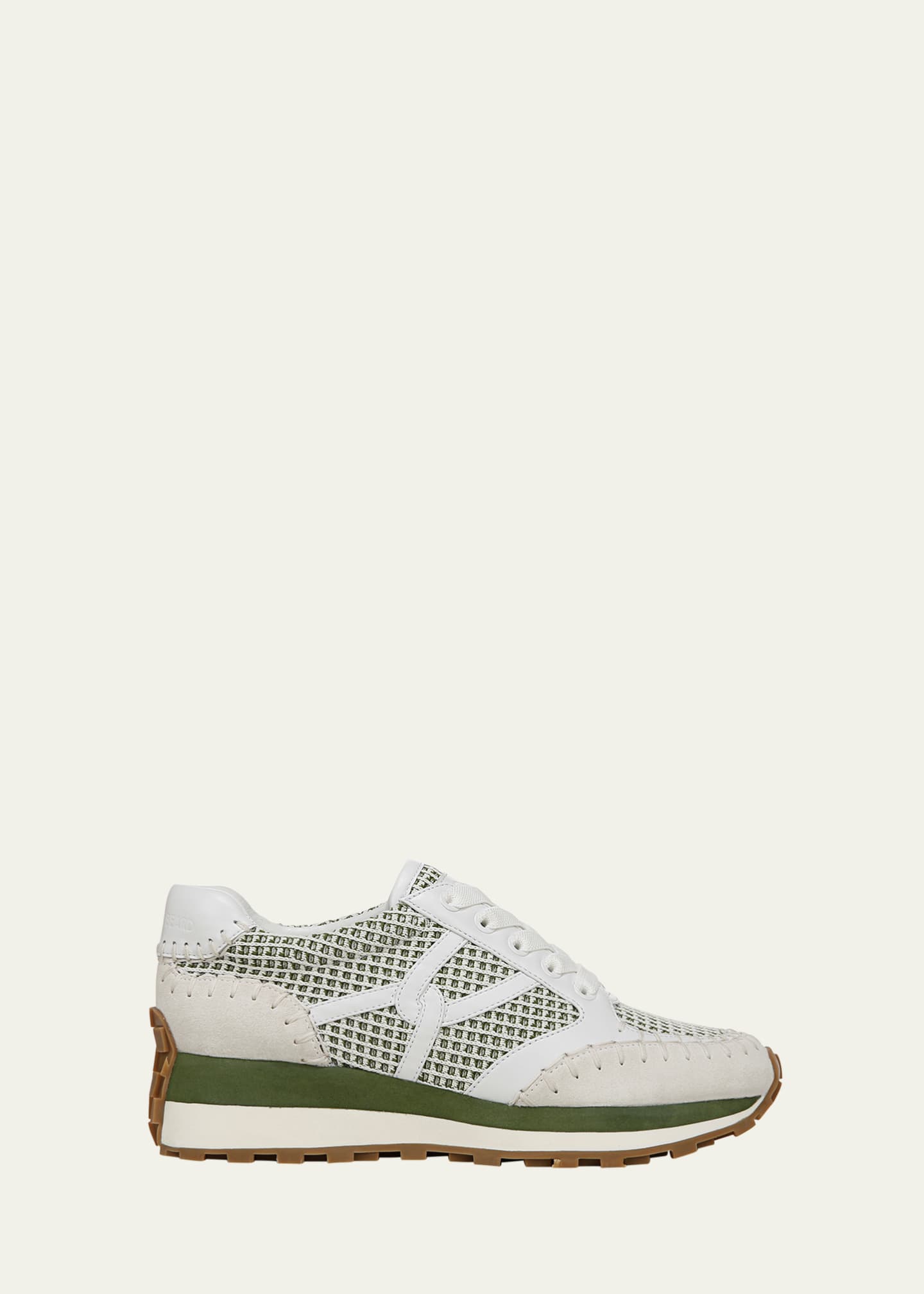 Veronica Beard Valentina Mesh Net Retro Sneakers