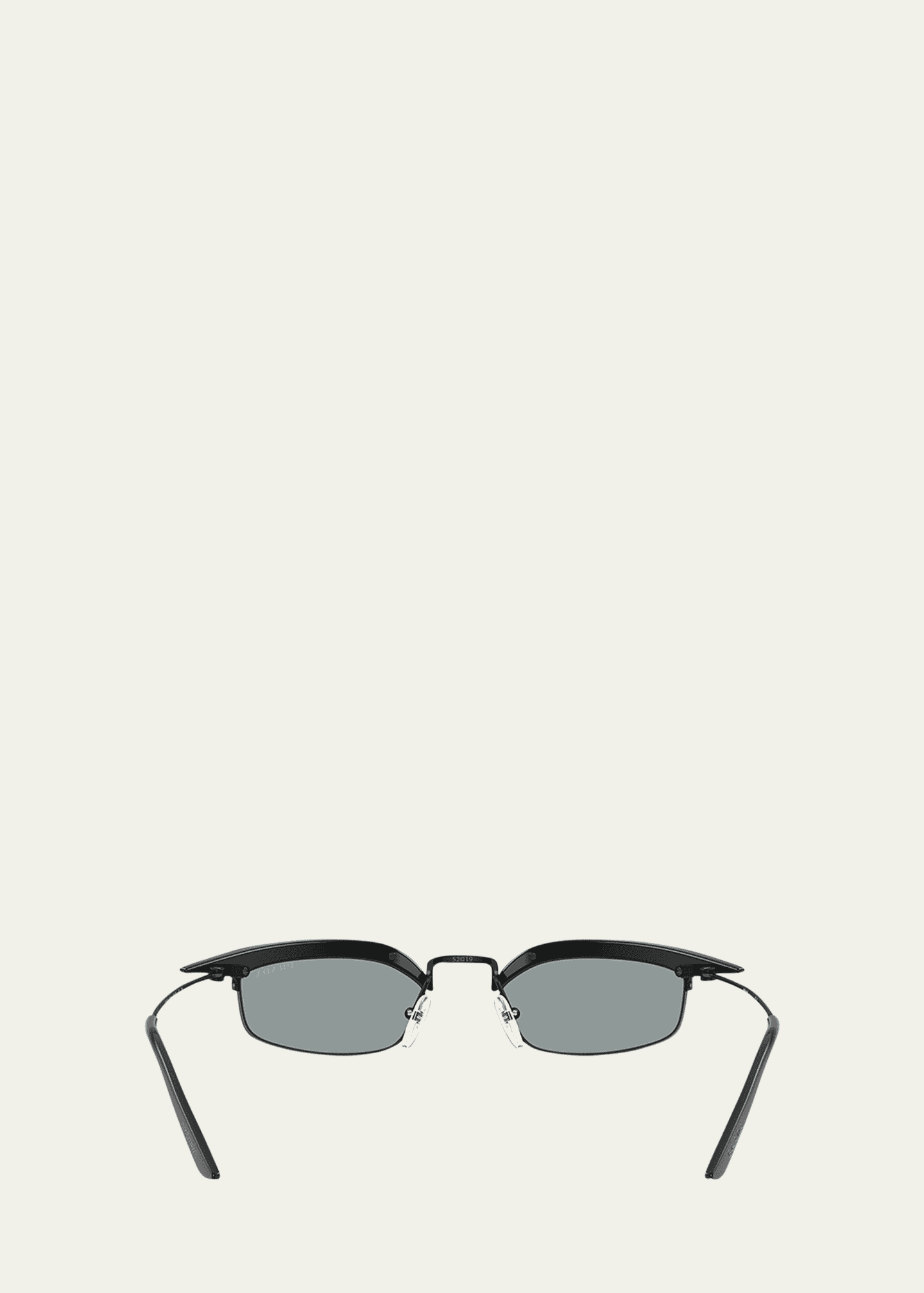 Prada B50S Rectangle Metal Sunglasses Image 4 of 4