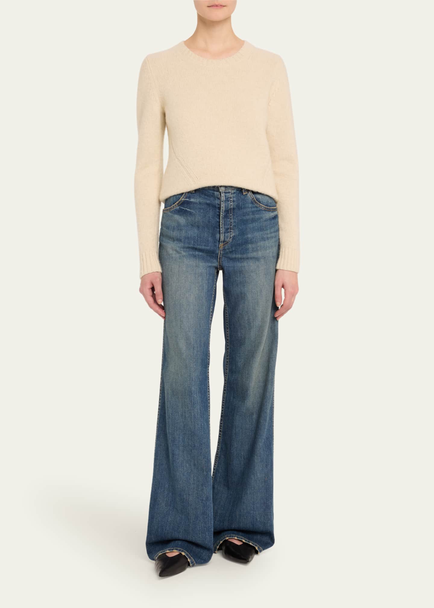 Nili Lotan Terrell Flared Jeans Image 2 of 5